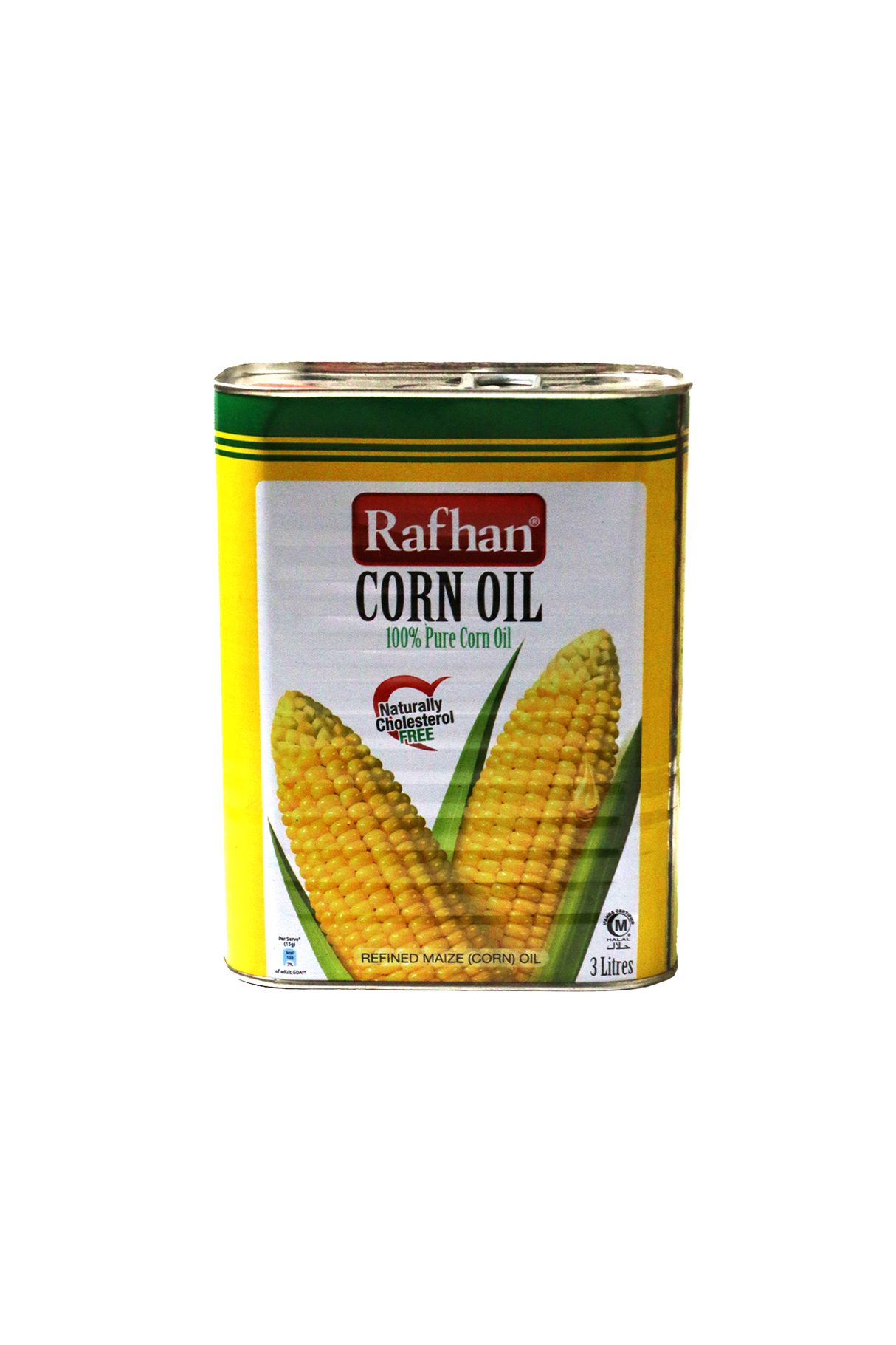 rafhan corn oil 3l tin