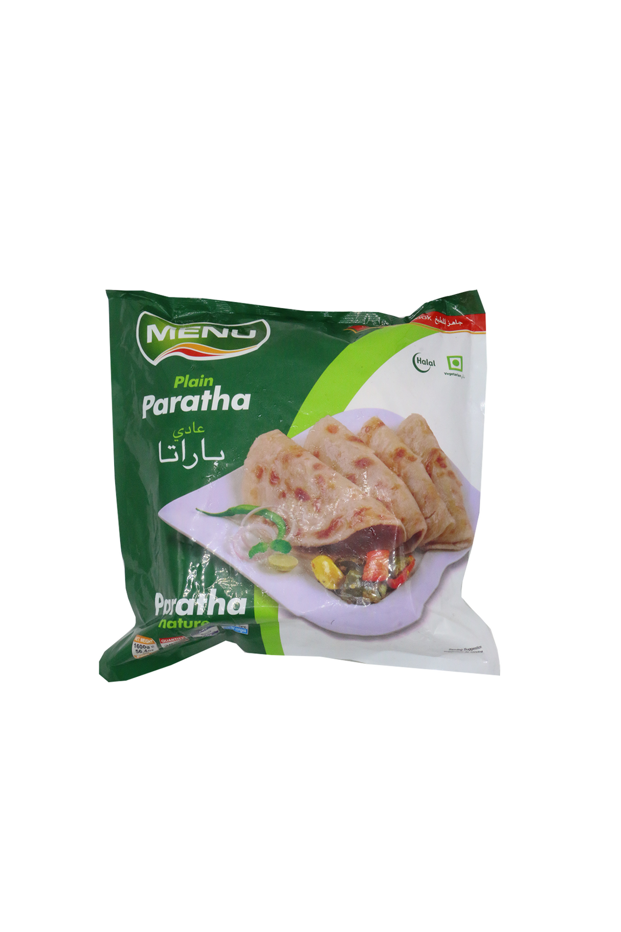 menu plain paratha 1600g