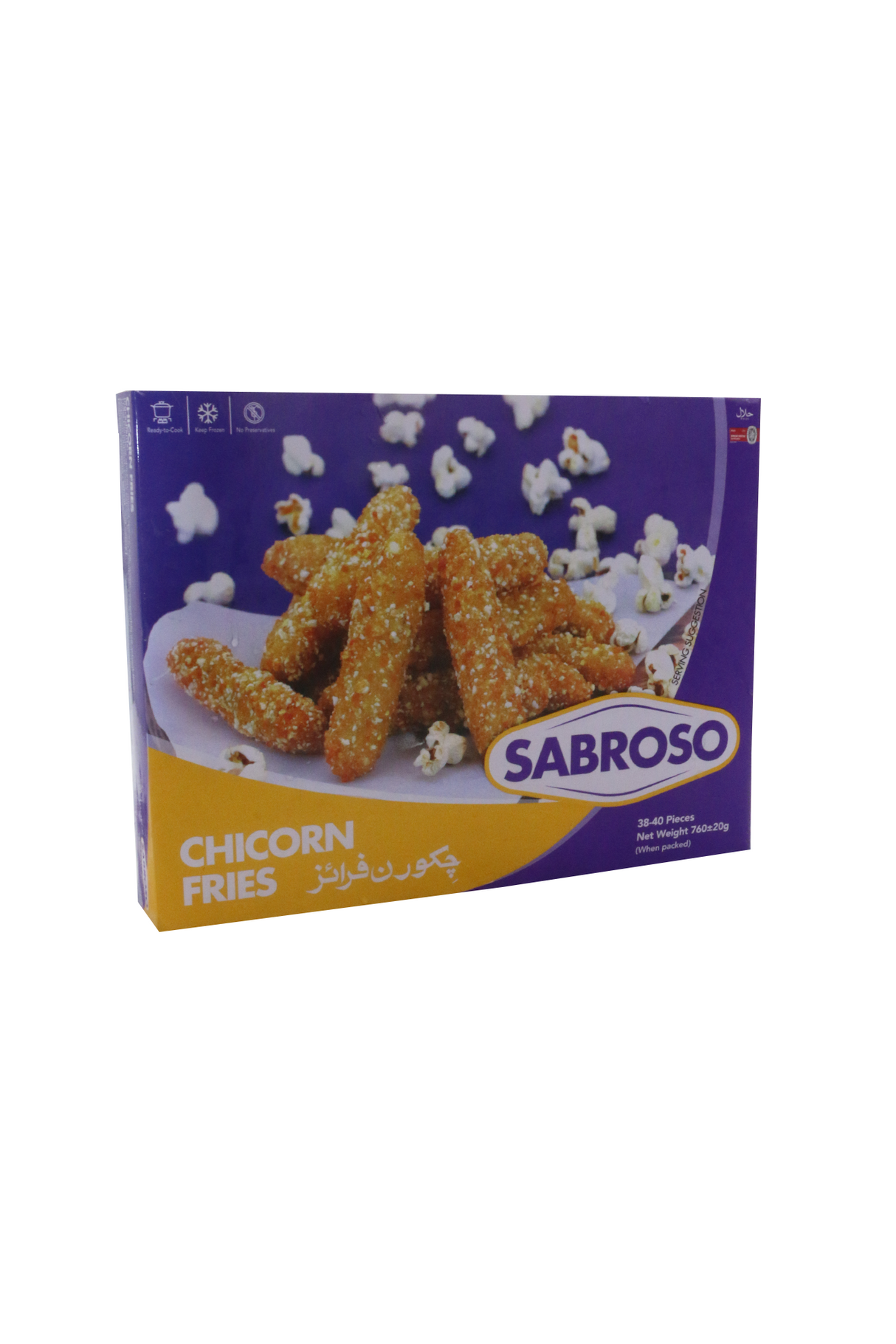 sabroso chicorn fries 760g