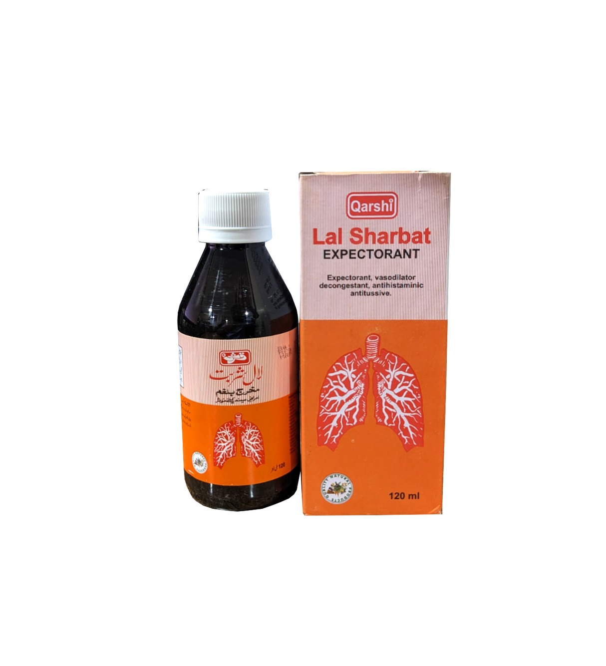 qarshi syp lal sharbat 120ml