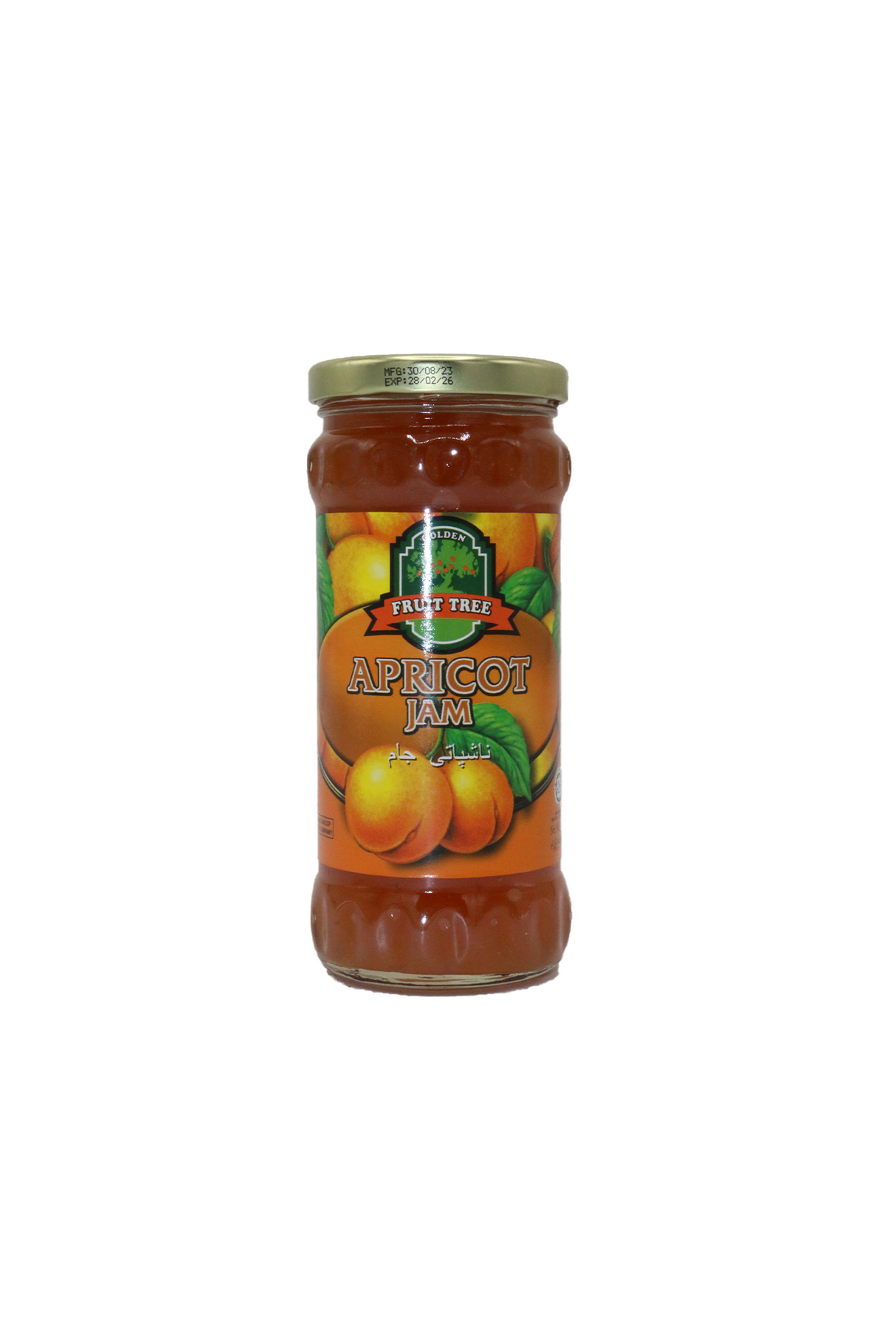 golden fruit tree jam apricot 440g