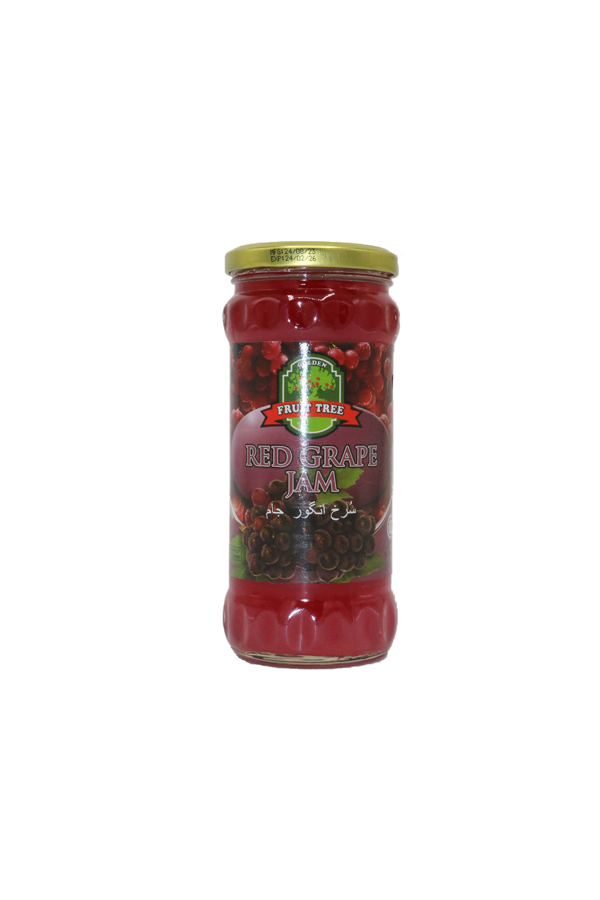 golden fruit tree jam red grape 440g