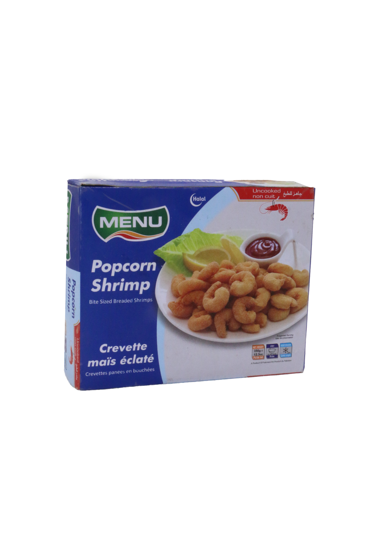 menu pop corn shrimps 350g