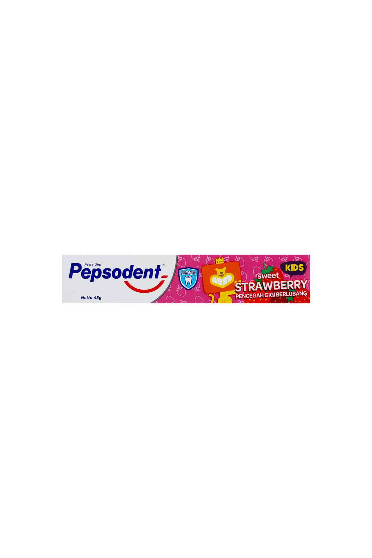 pepsodent tooth paste strawberry kids 45g