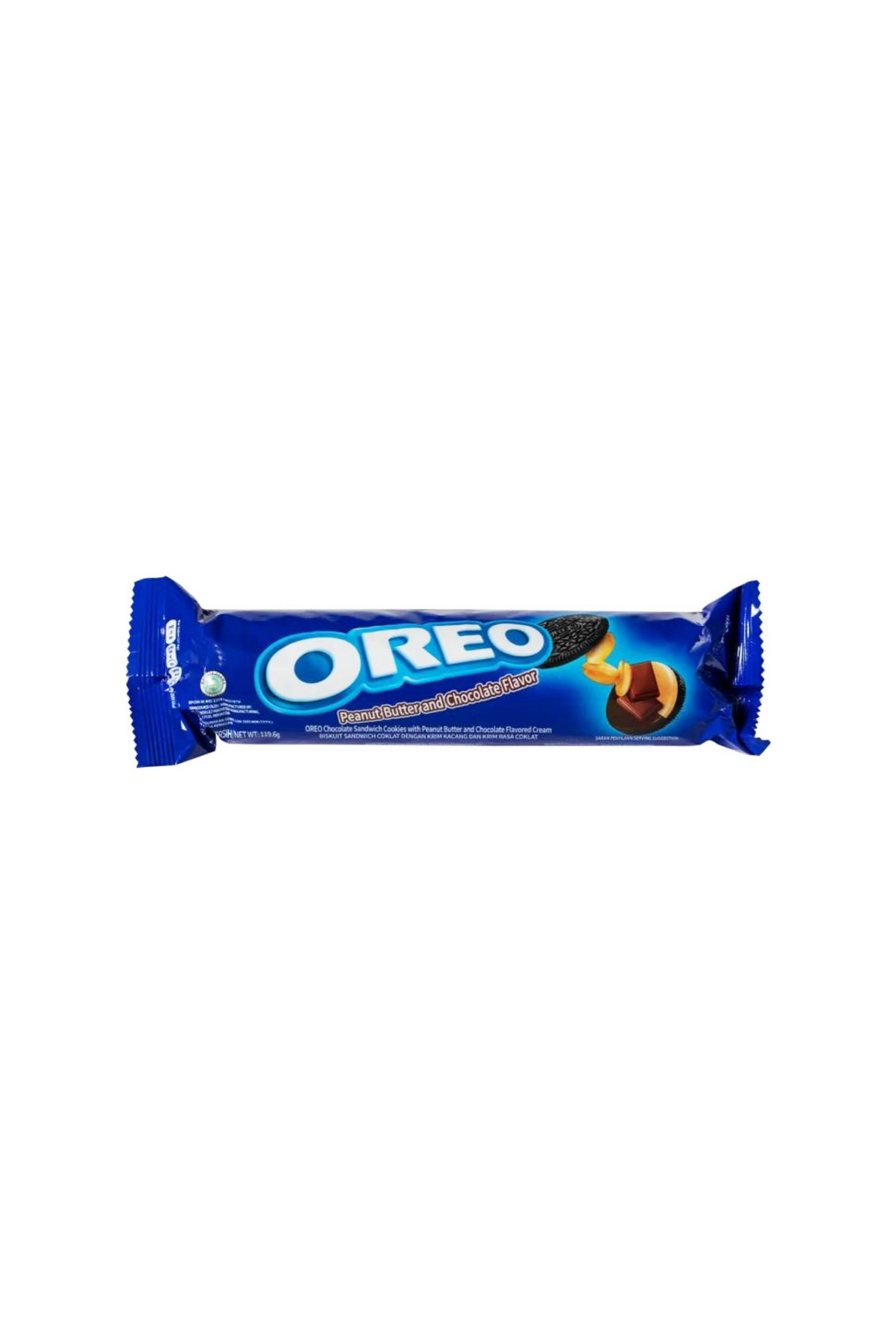 oreo biscuit peanut b&choc 119.6g