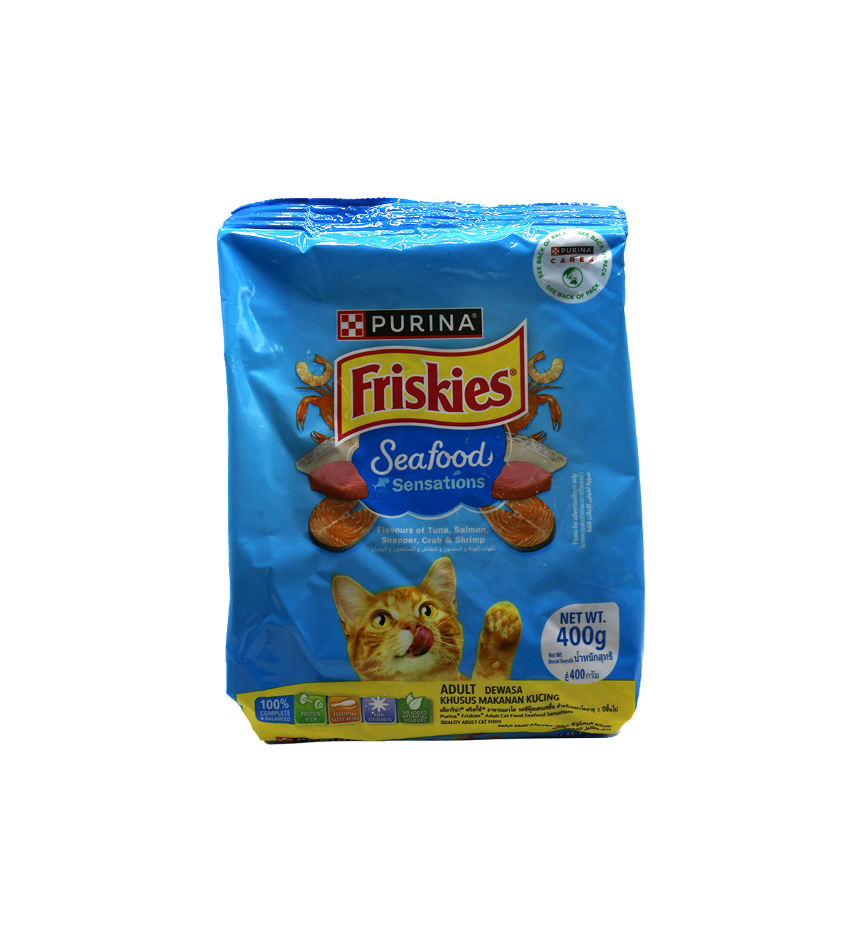 friskies cat food seafood 400g