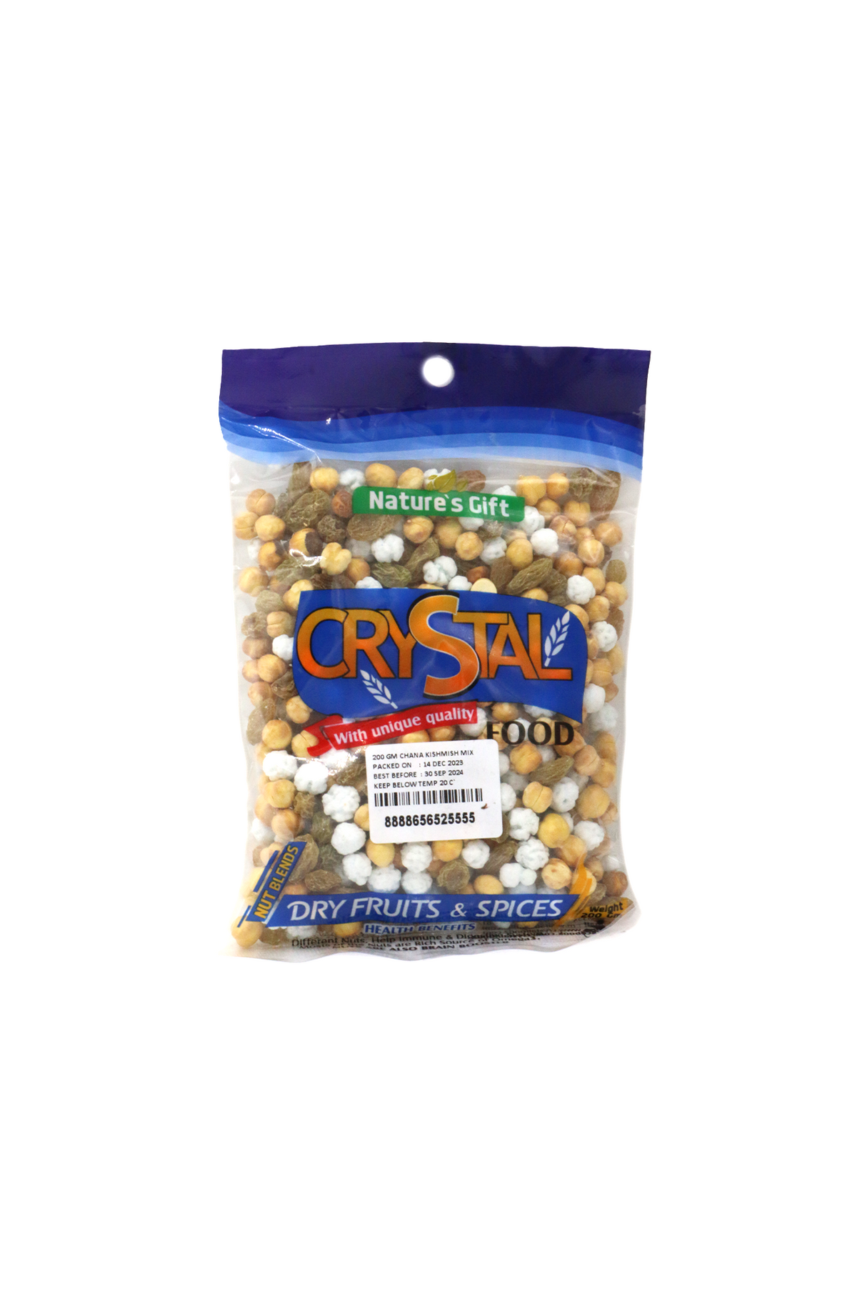 crystal chana kishmish mix 200g