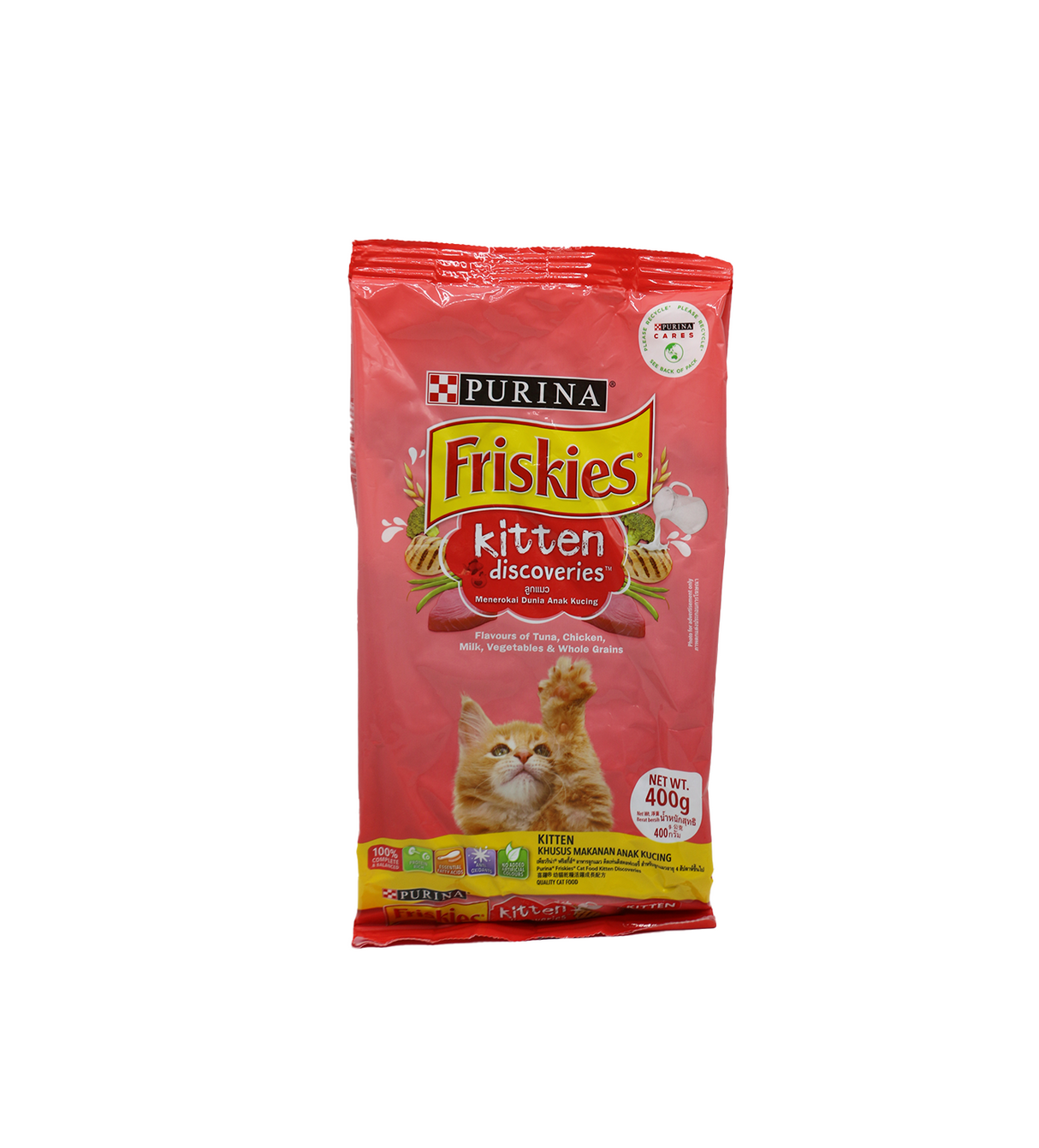 friskies cat food kitten discoveries 400g