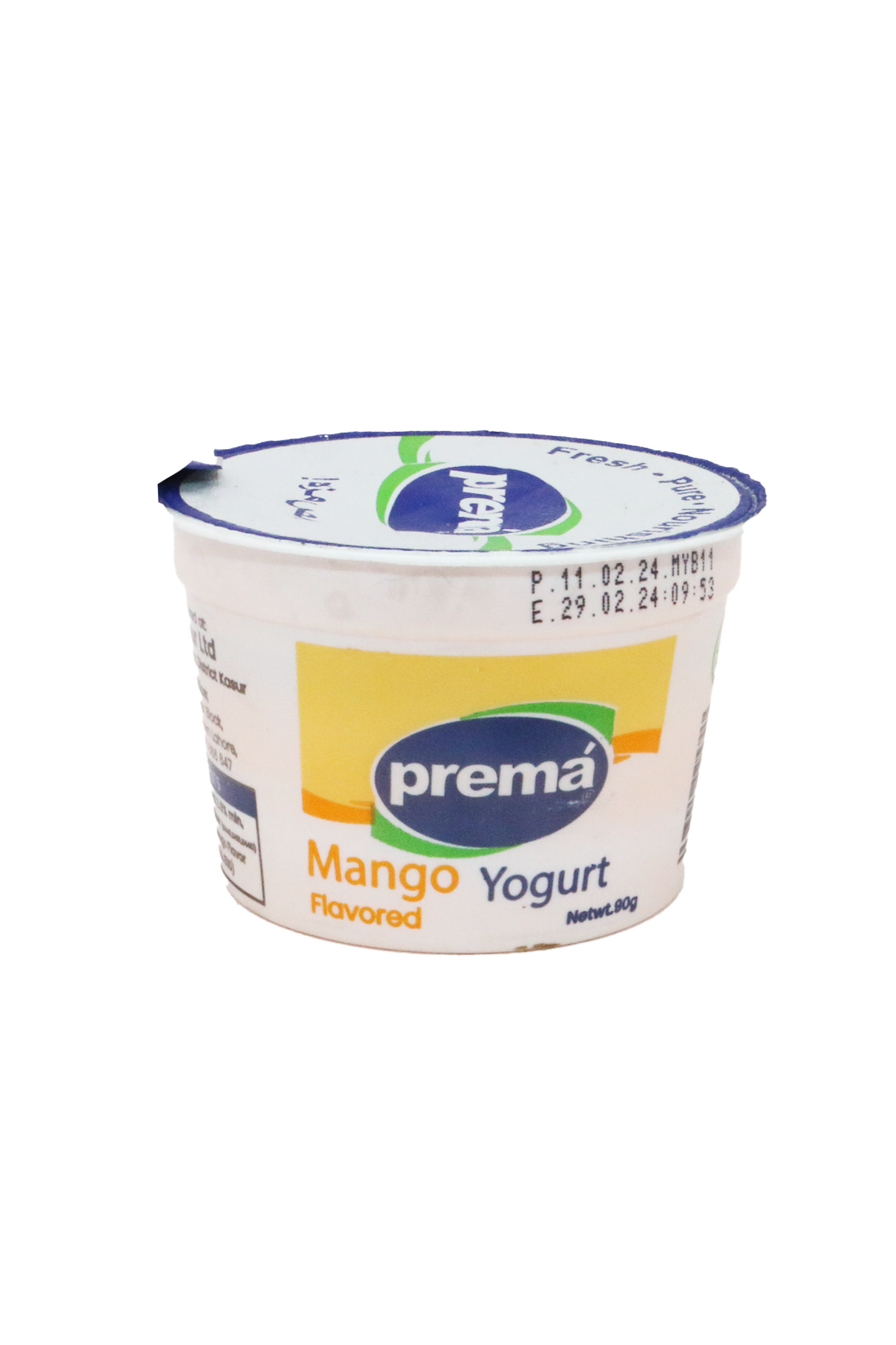 prema yogurt mango 80g