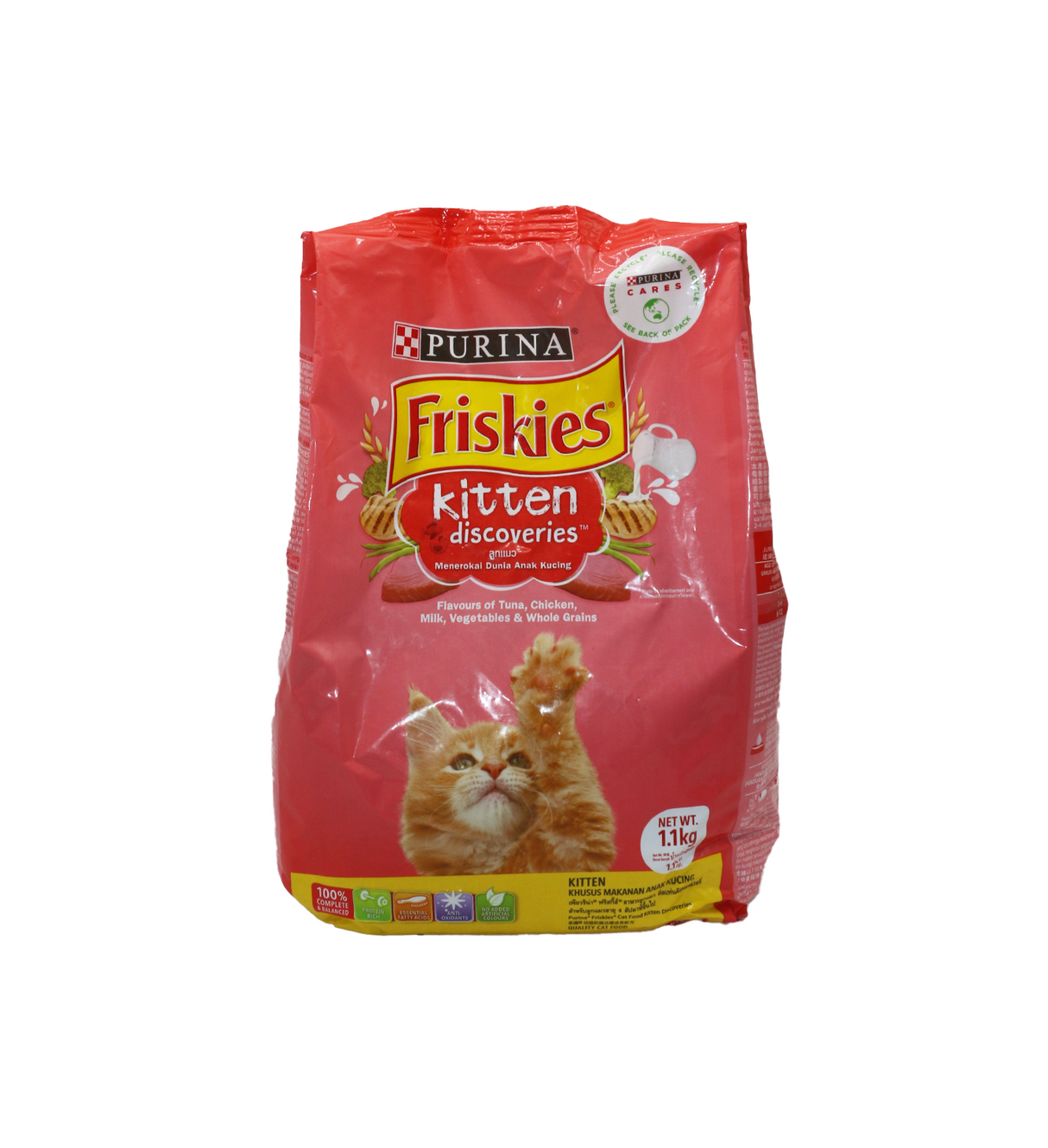 friskies cat food kitten discoveries 1.1kg