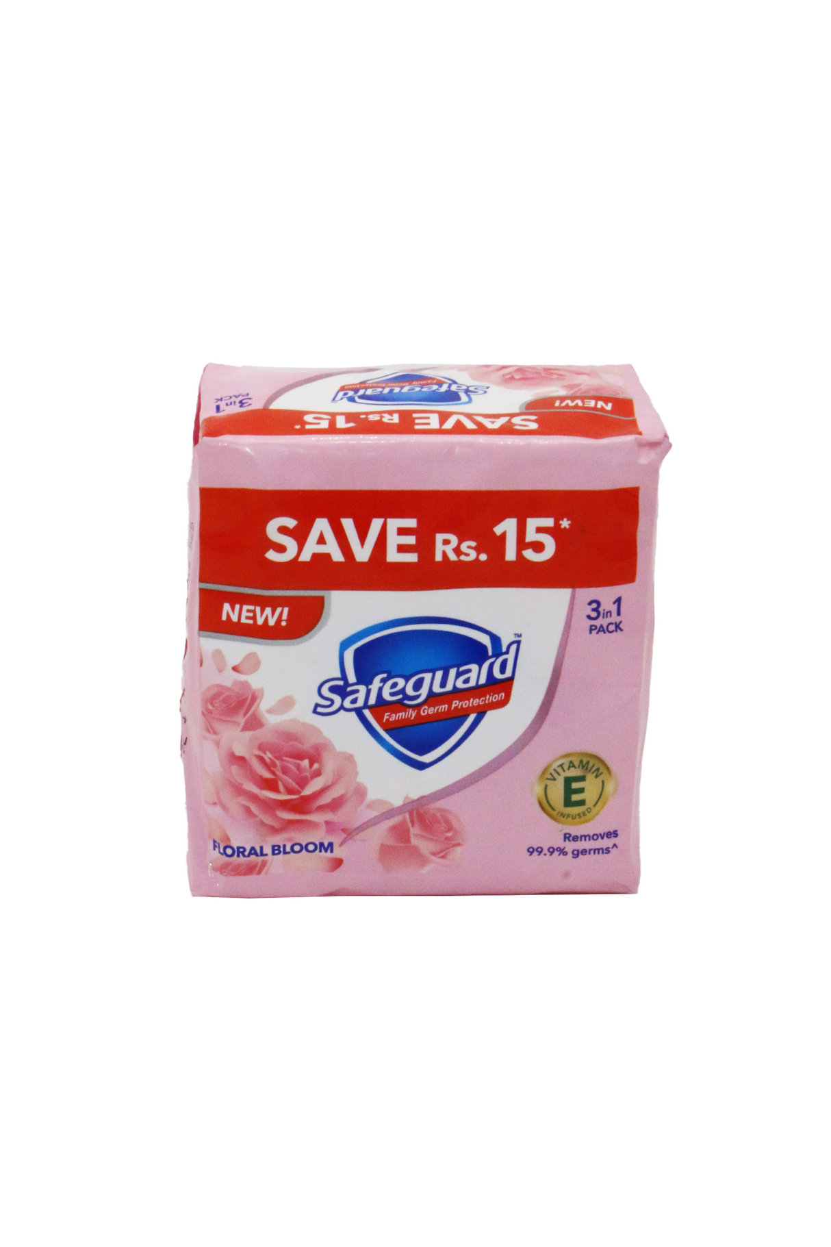 safeguard soap floral 3pc 125g