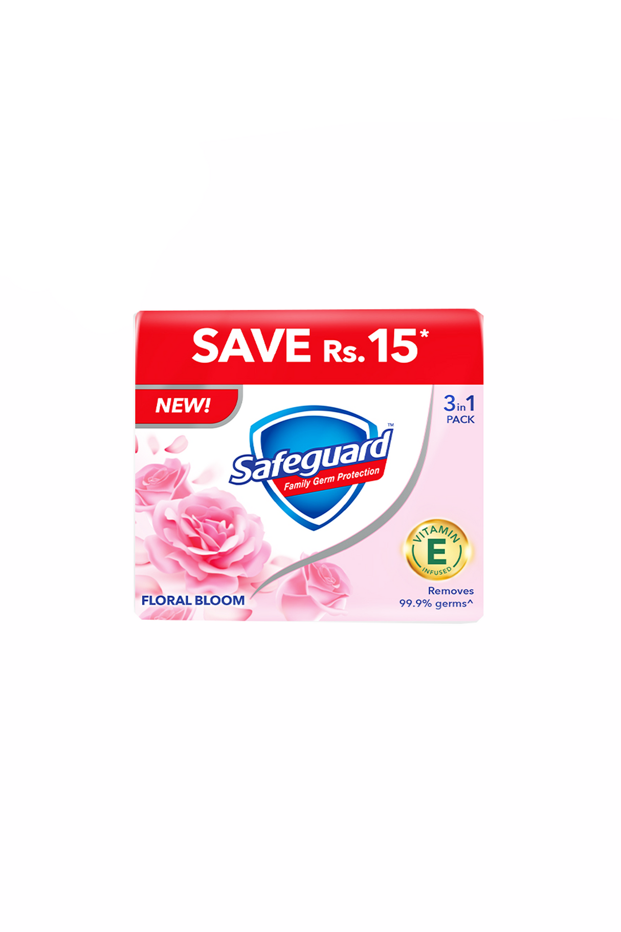 safeguard soap floral 3pc 168g