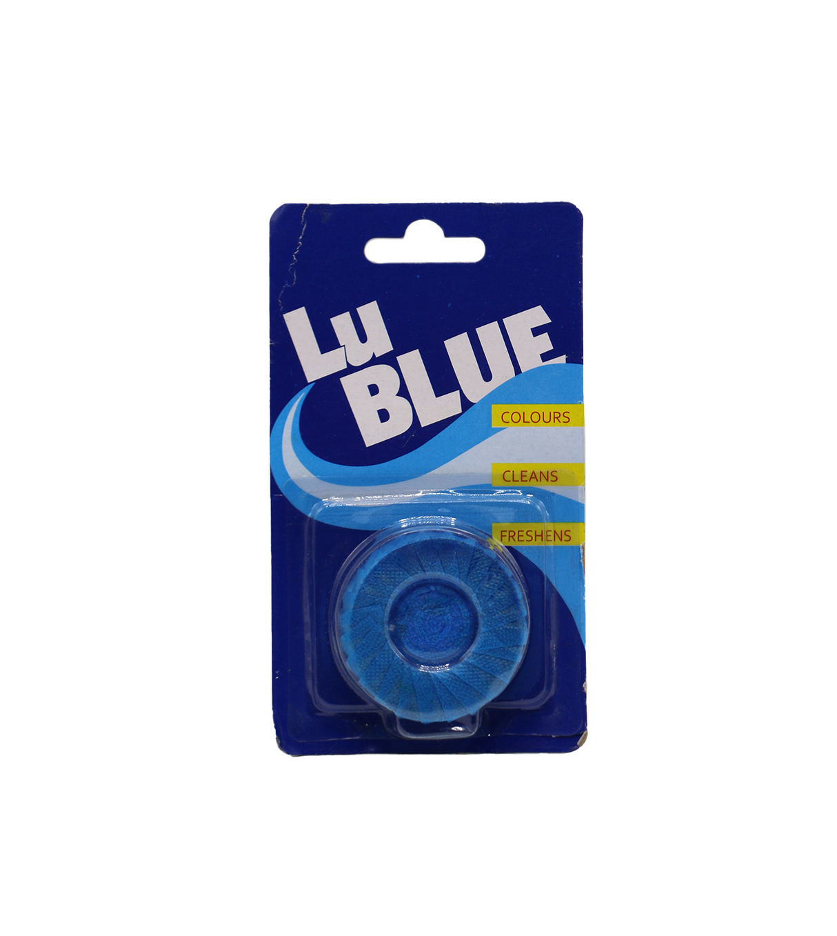 lu blue bathroom freshner bath block 50g