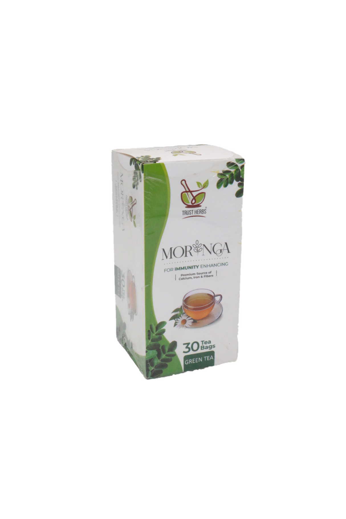 trust herbs green tea moringa immunity 30tb