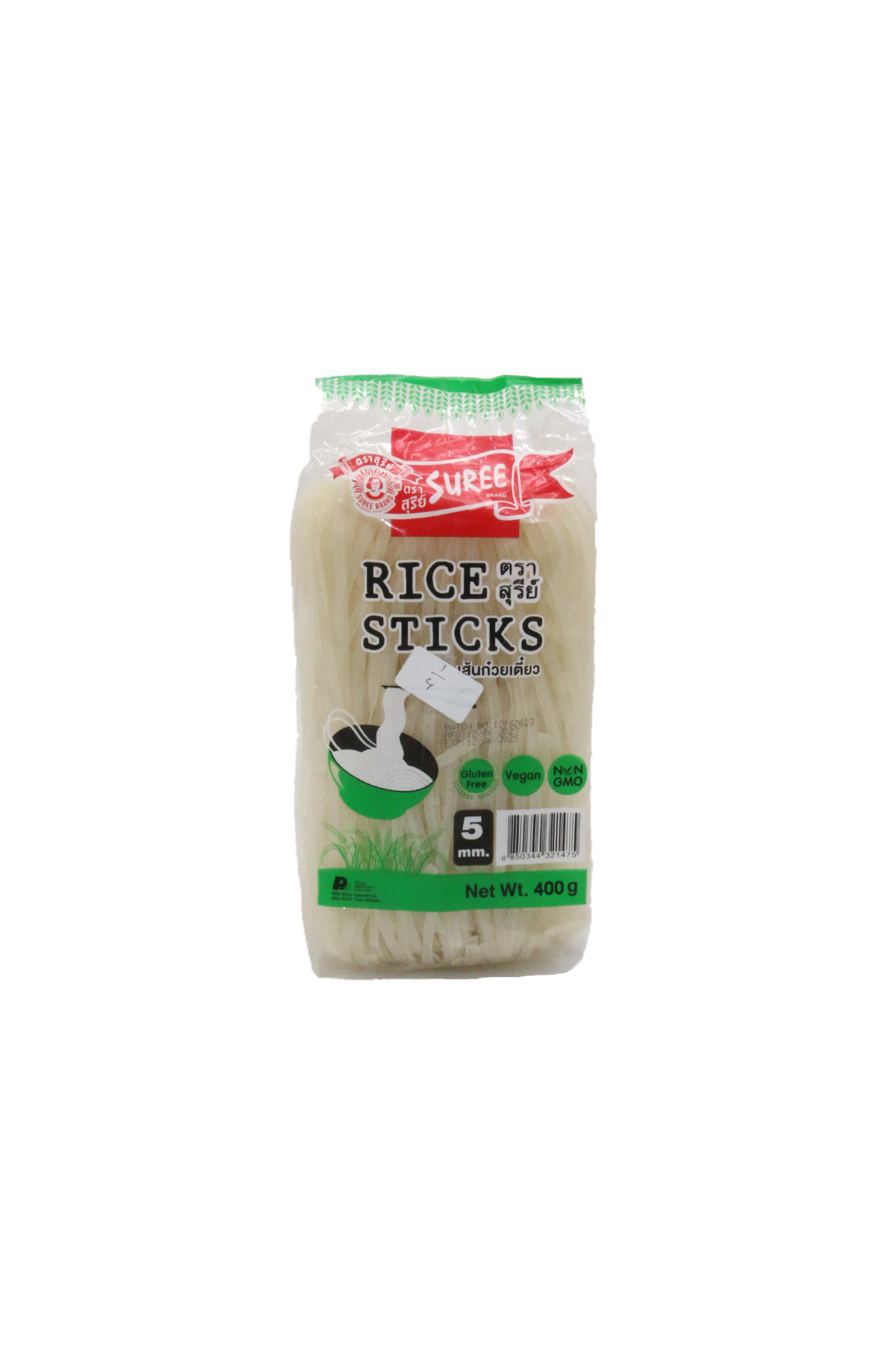 suree rice stick 5mm 400g