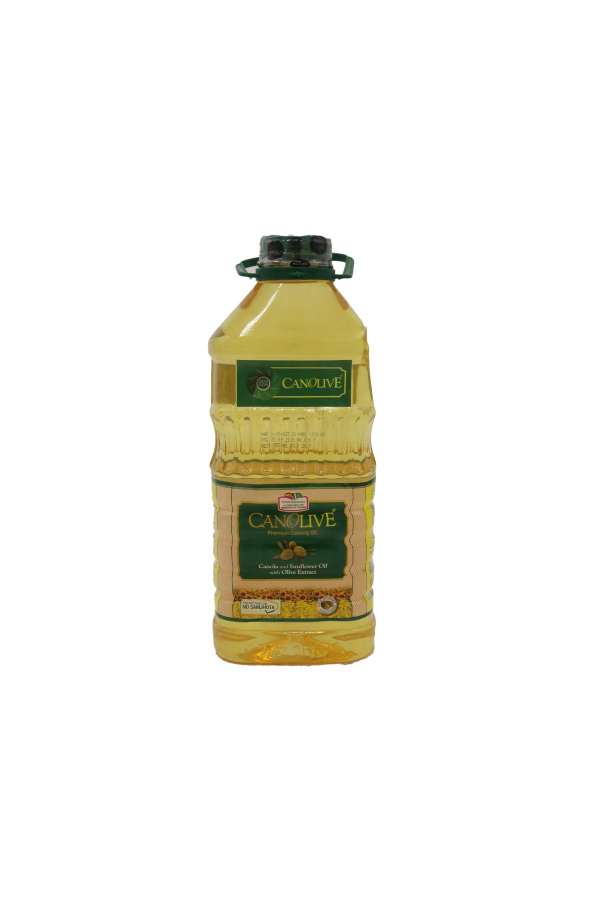 canolive oil canola & sunflower 4.5l bottle