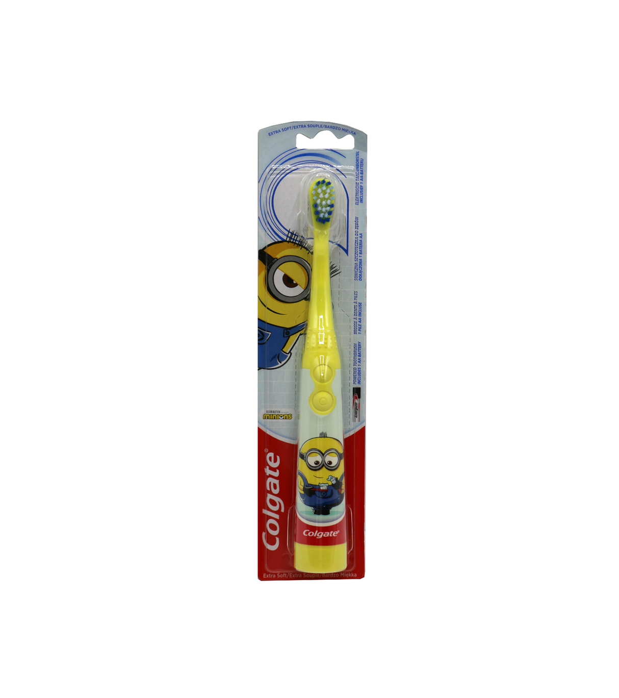 colgate tooth brush minions battery