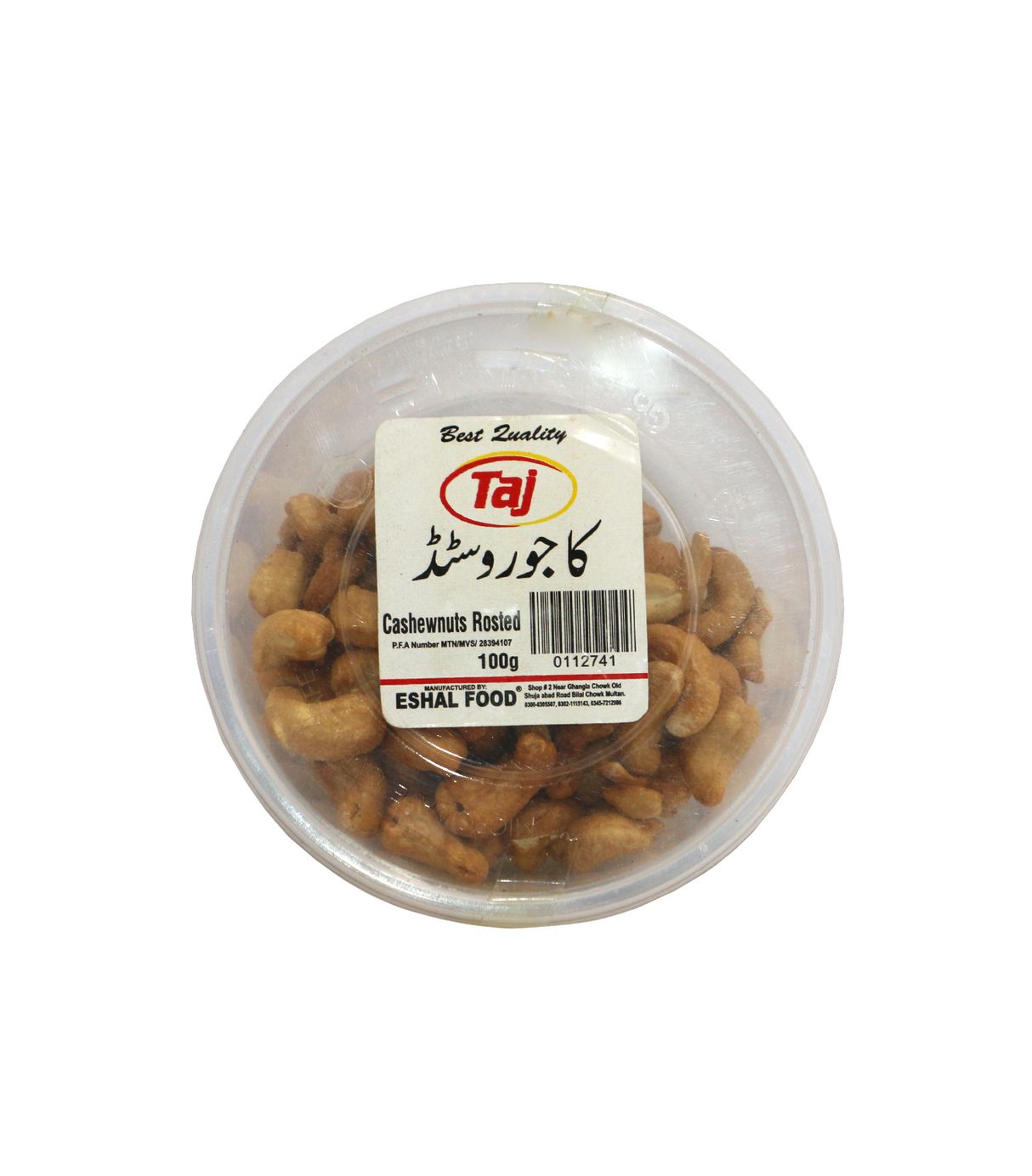 taj kaju rosted 100g box