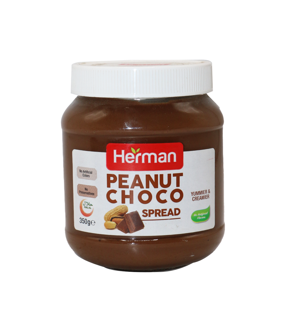 herman peanut spread choco 350g uae