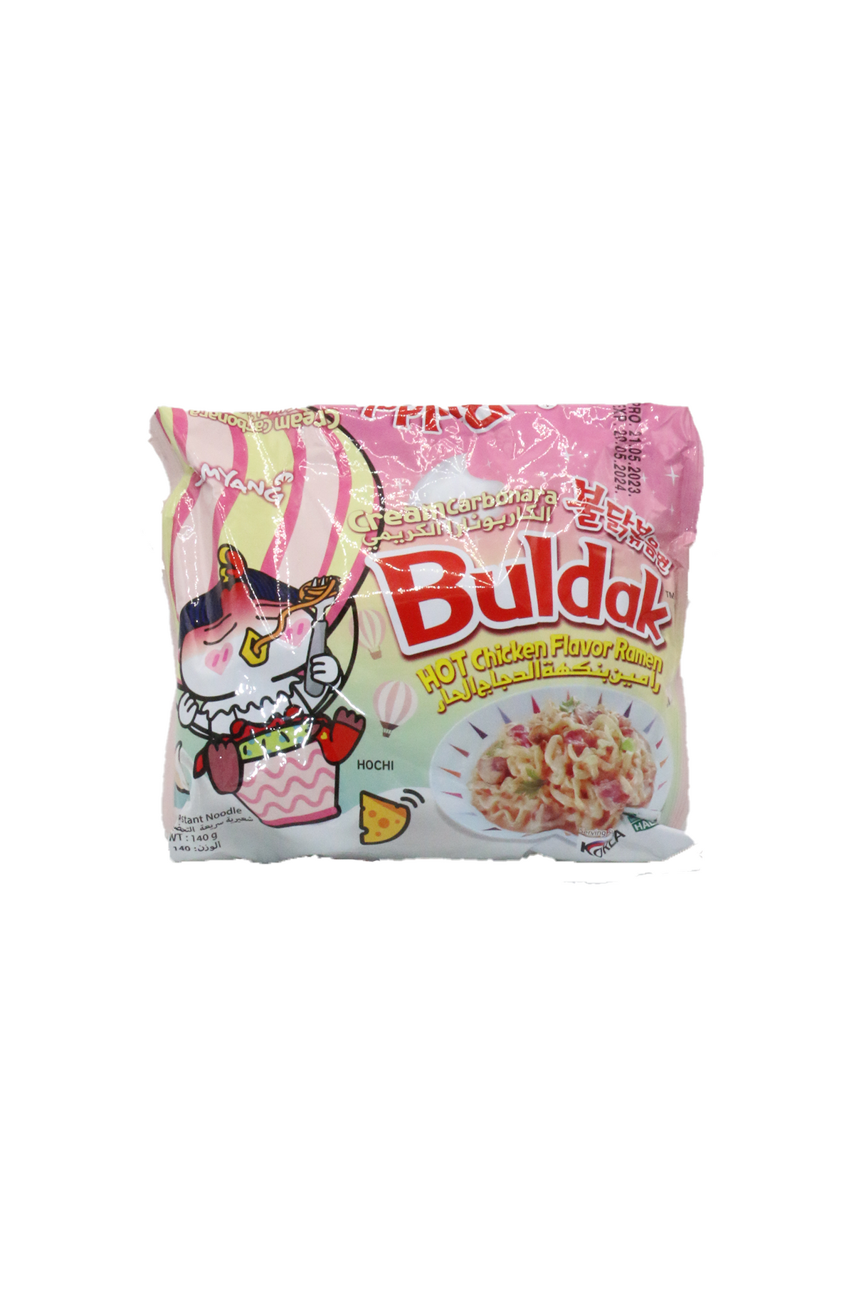 samyang buldak noodle cream carbonara 140g korea