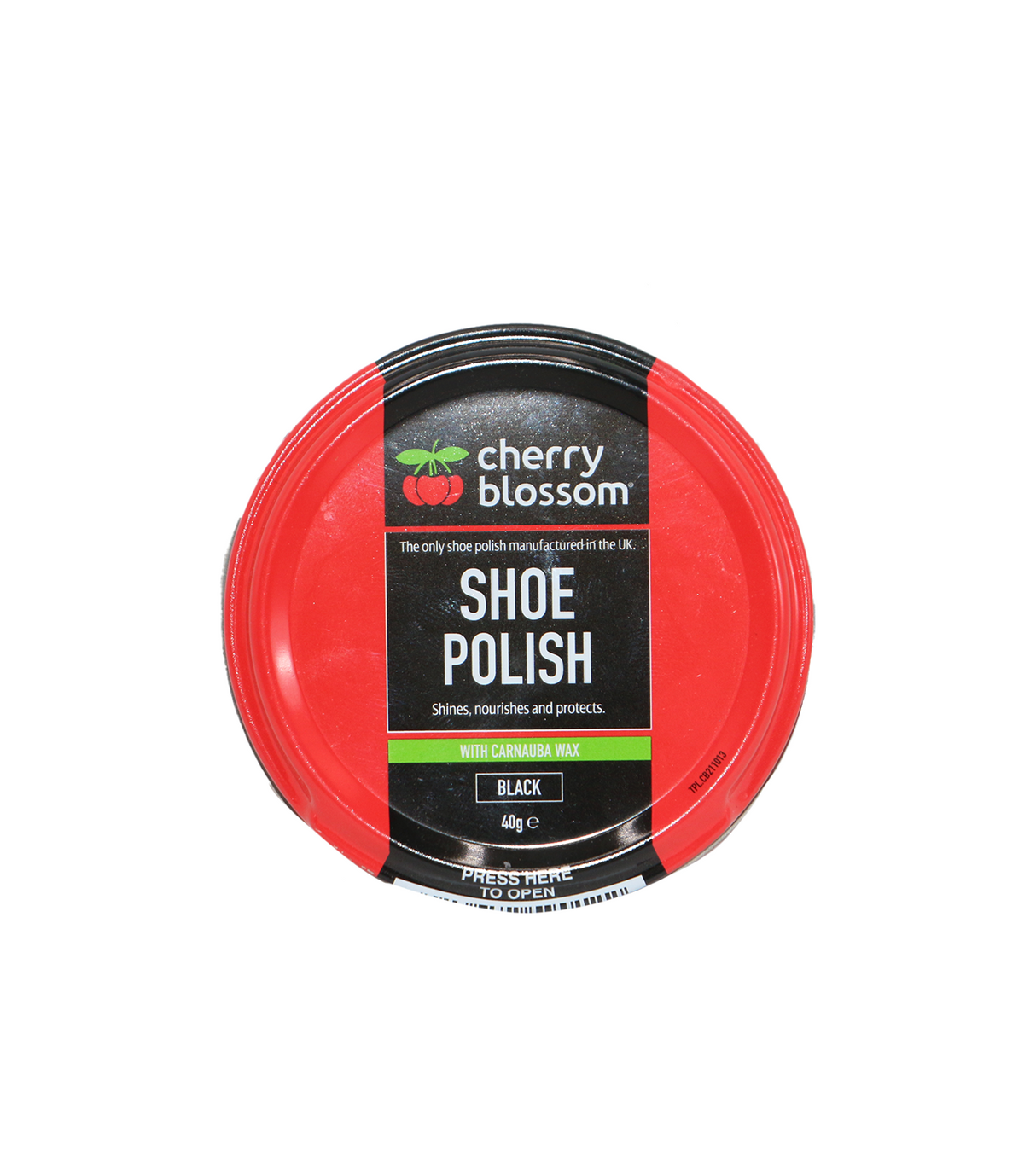 cherry blossom shoe polish black 40g england