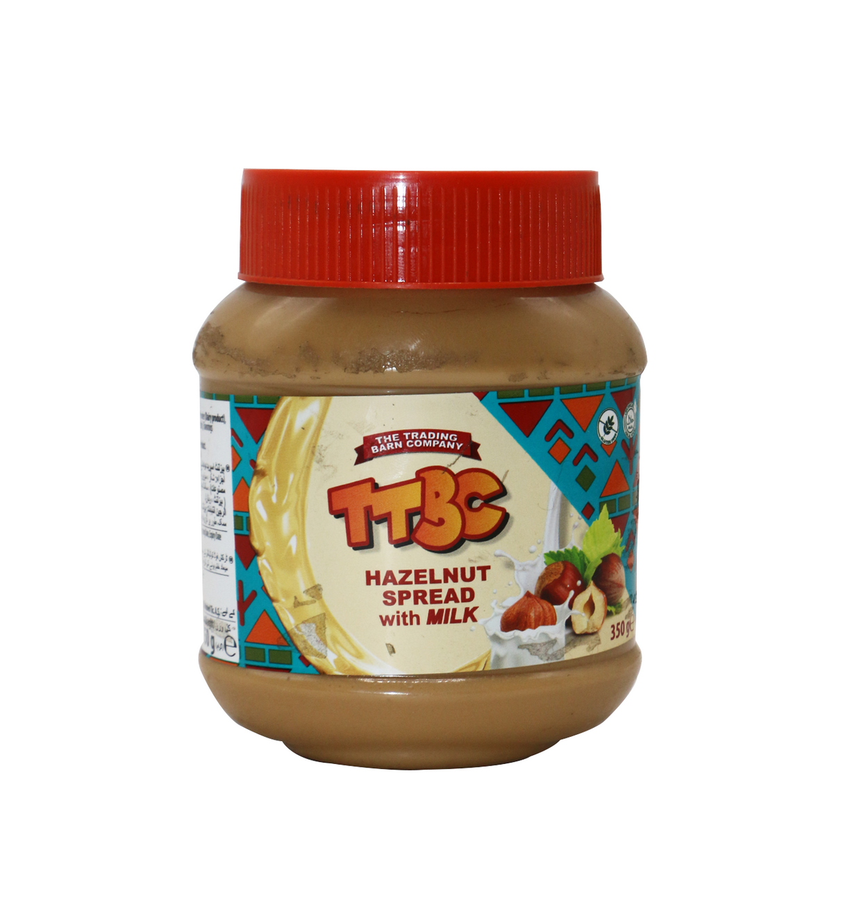 ttbc hazelnut spread with milk 350g