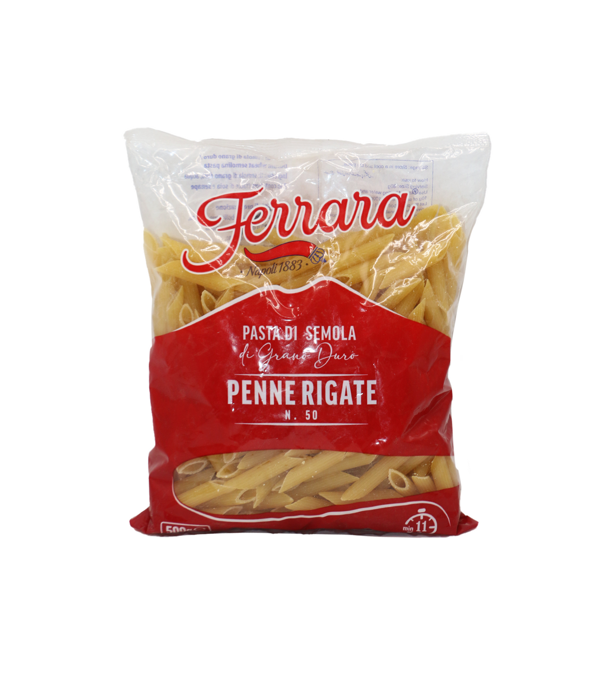 ferrara penne rigate pasta 500g