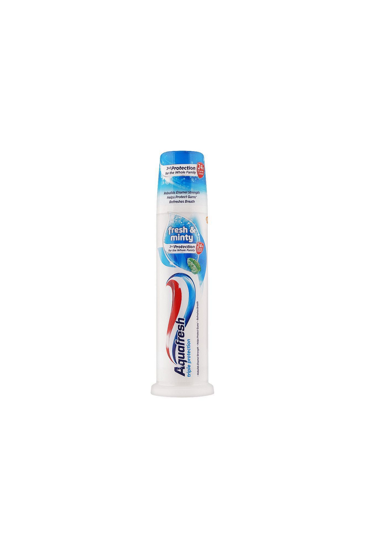 aquafresh tooth paste fresh & minty pump 100ml uk