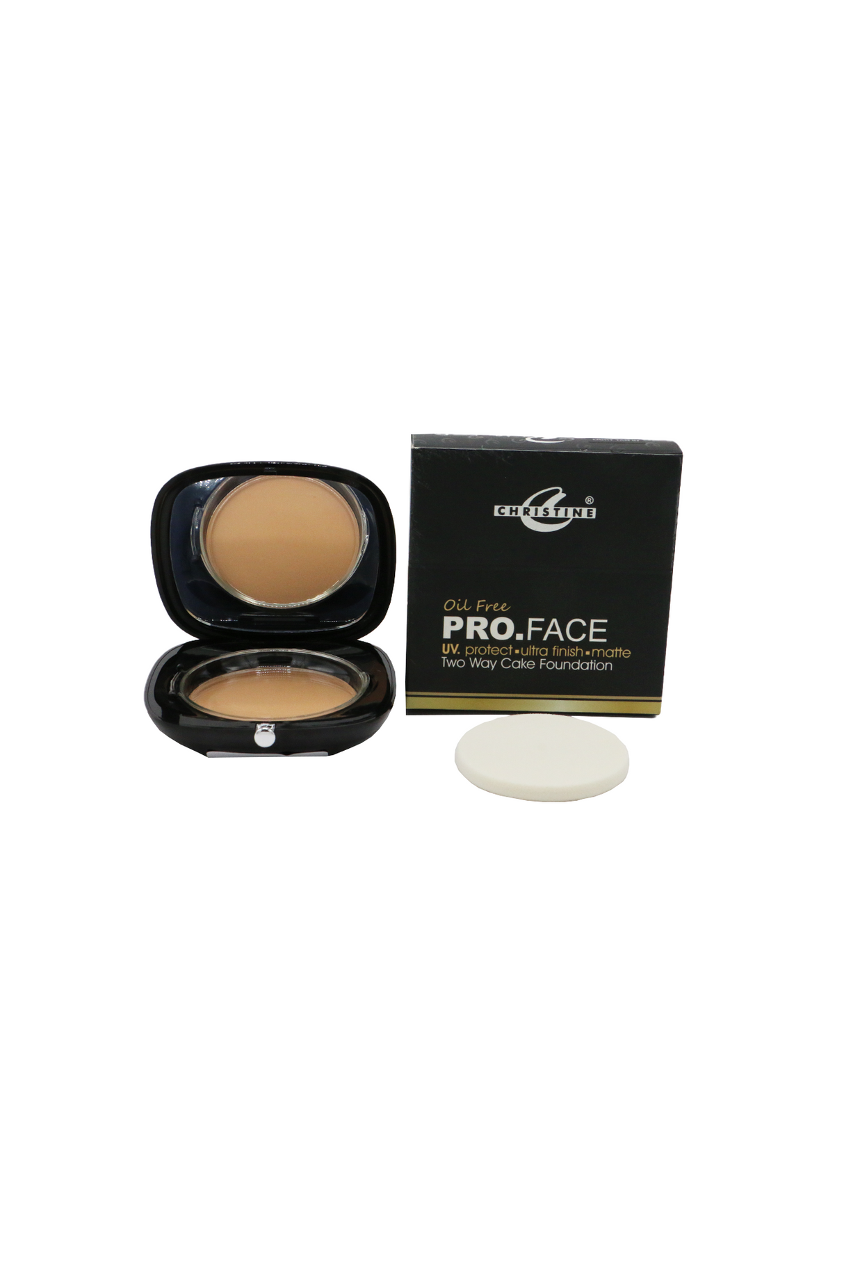 christine two way cake foundation