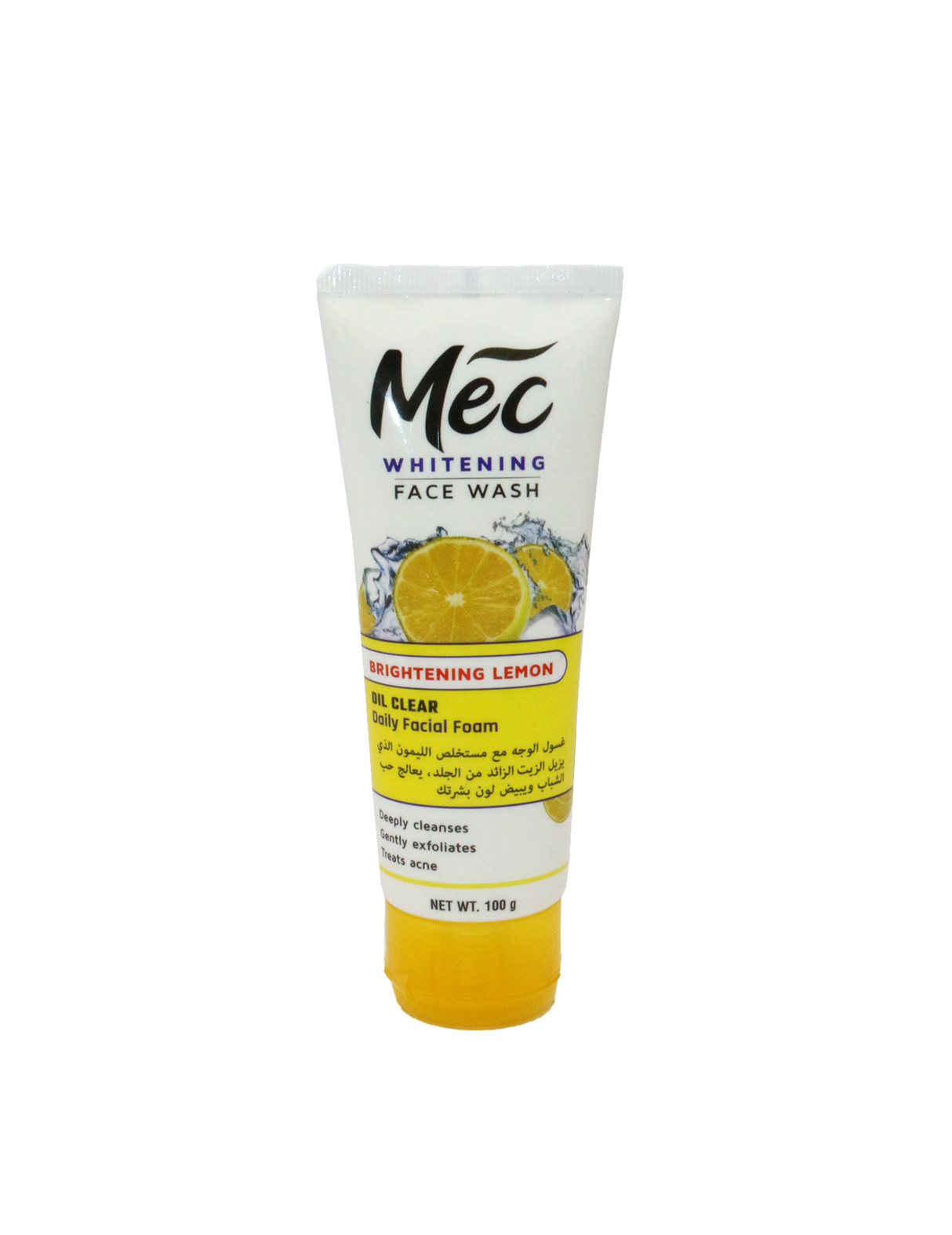 mec face wash brightening lemon 100g