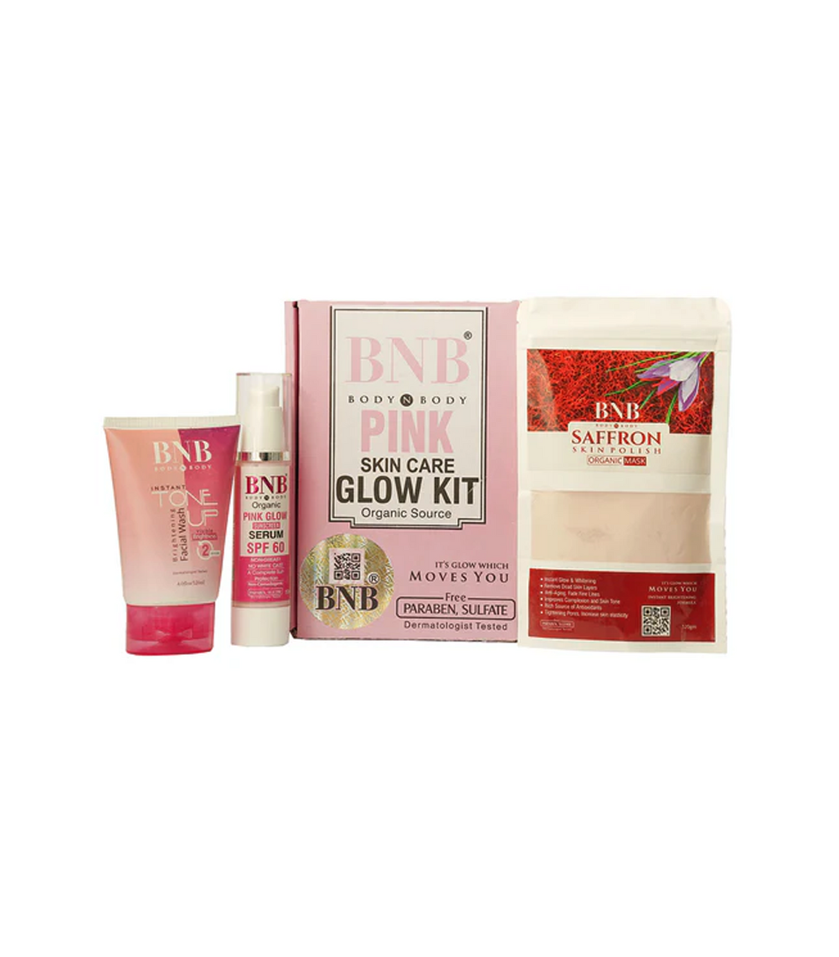 bnb pink glow kit 3pc