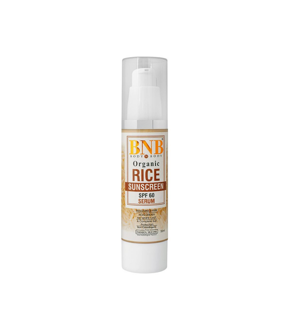 bnb sunscreen serum rice 50ml