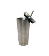 ss tumbler with steel straw china d973