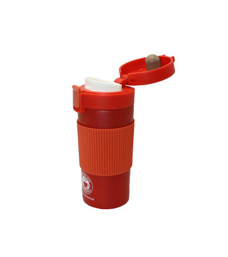 hot & cold mug 350ml with silicon grip china d324