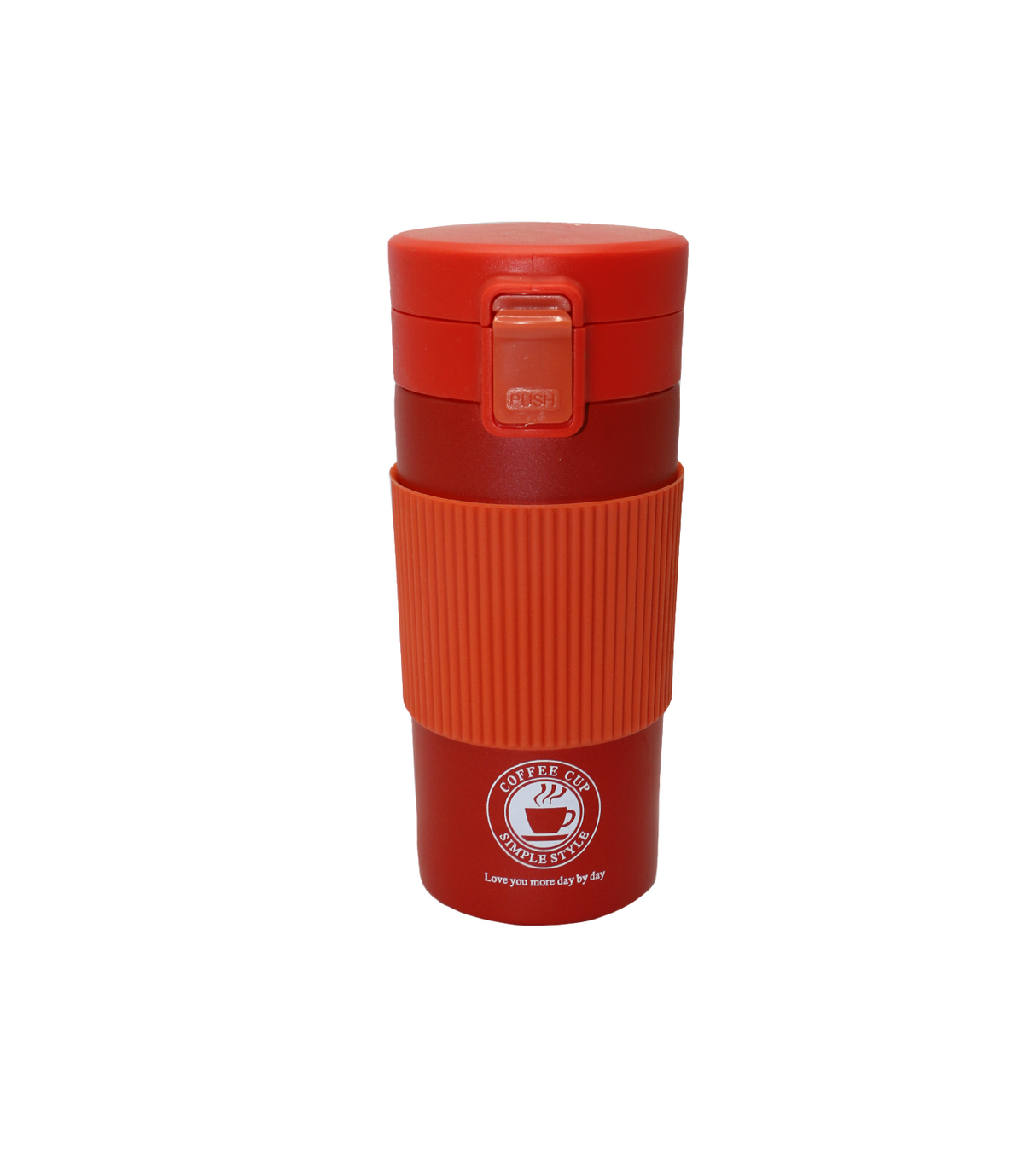 hot & cold mug 350ml with silicon grip china d324