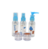 mini travel bottle with mini container 5pc set china 082