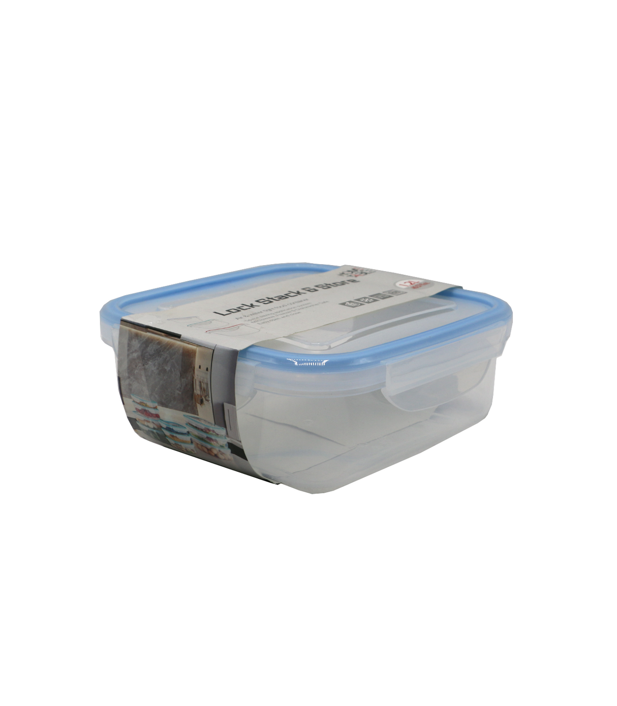 h&t plastic storage box 1.2l pak fkt12