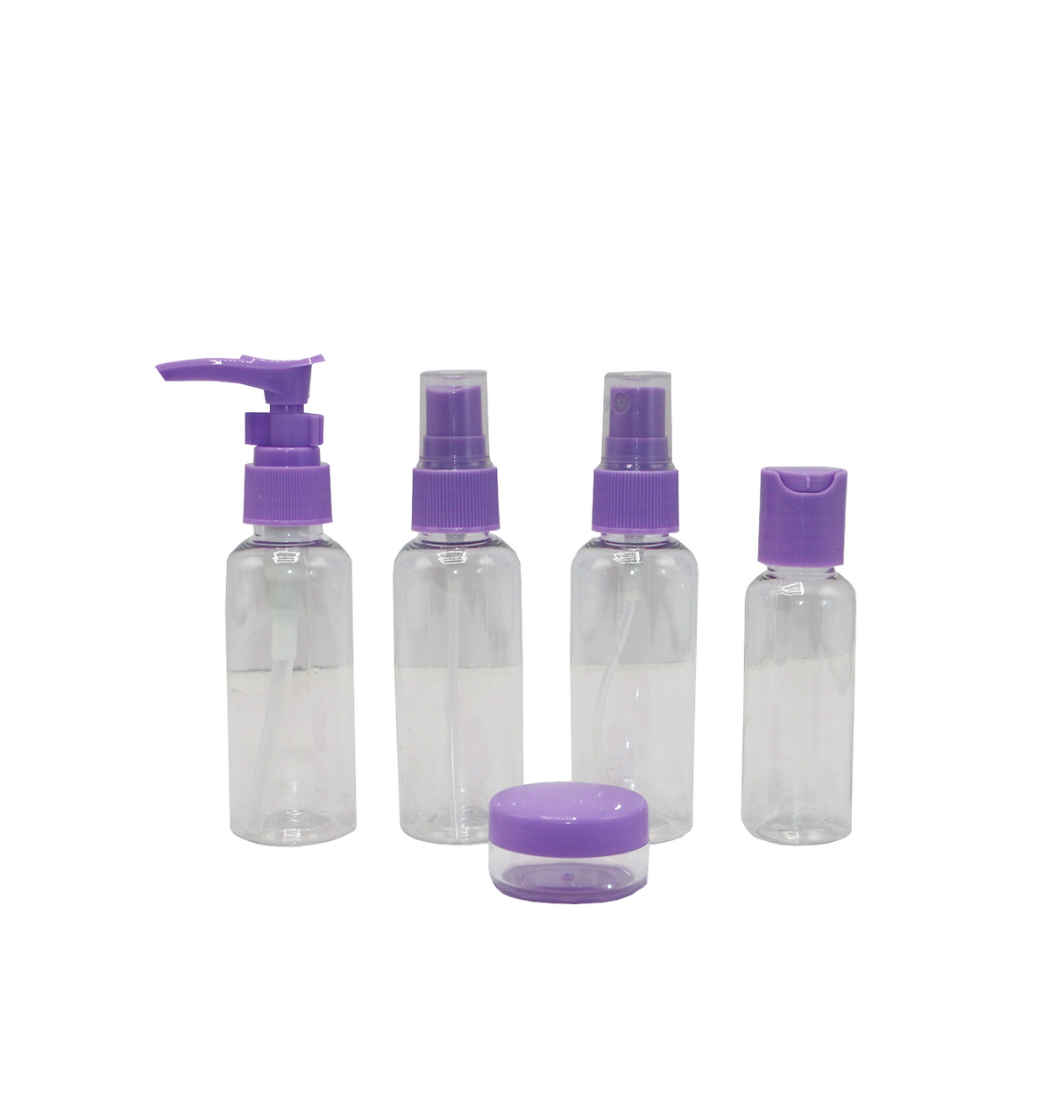 mini travel bottle with mini container 5pc set china 711