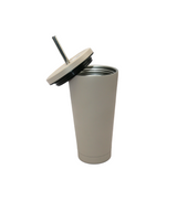 ss tumbler with steel straw china d482