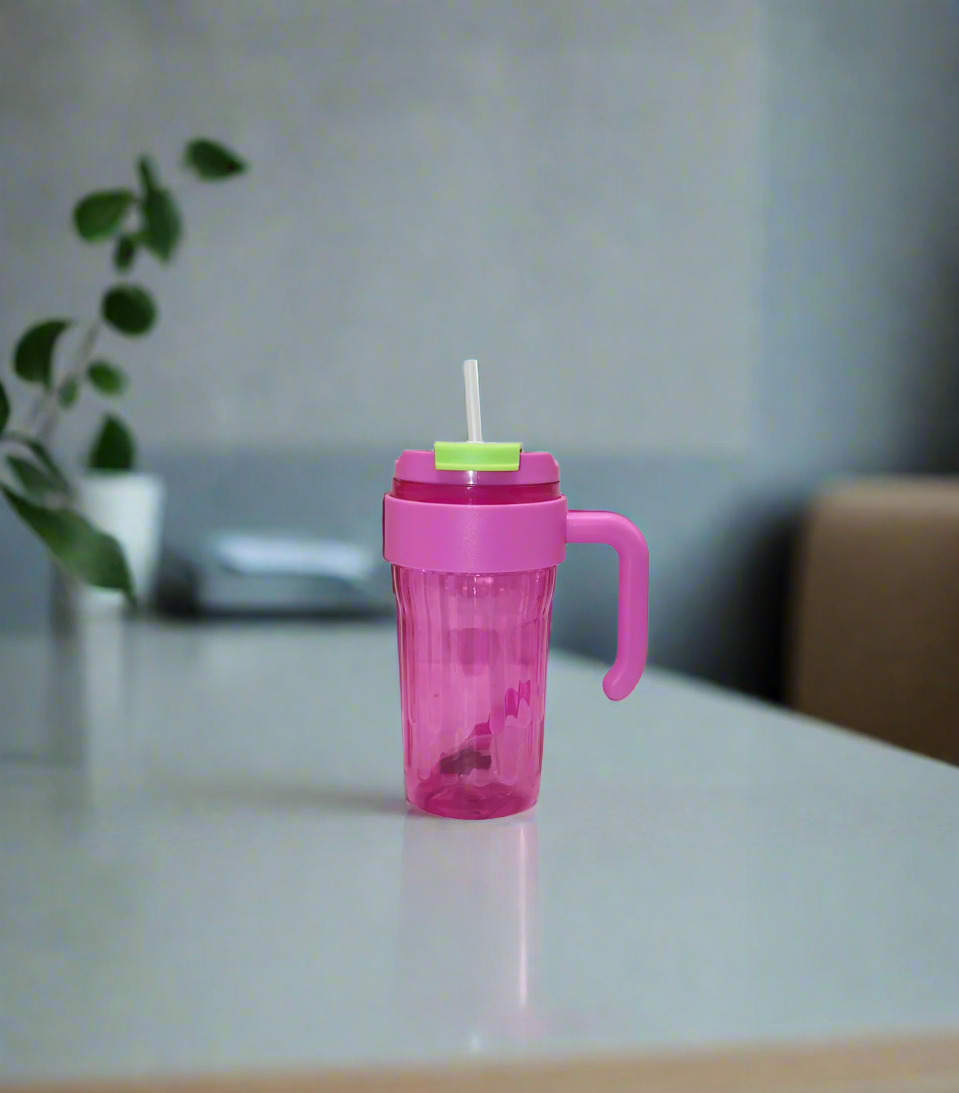 plastic tumbler with straw 920ml china 3164