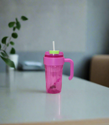 plastic tumbler with straw 920ml china 3164