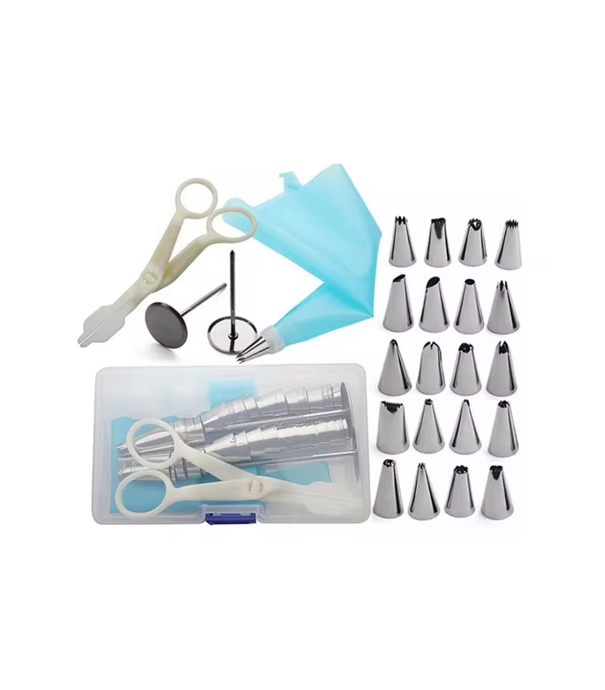 cake decorating nozzles & icing bag set china