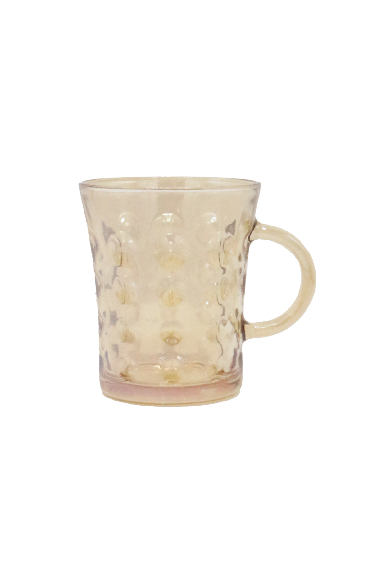 glass mug golden china