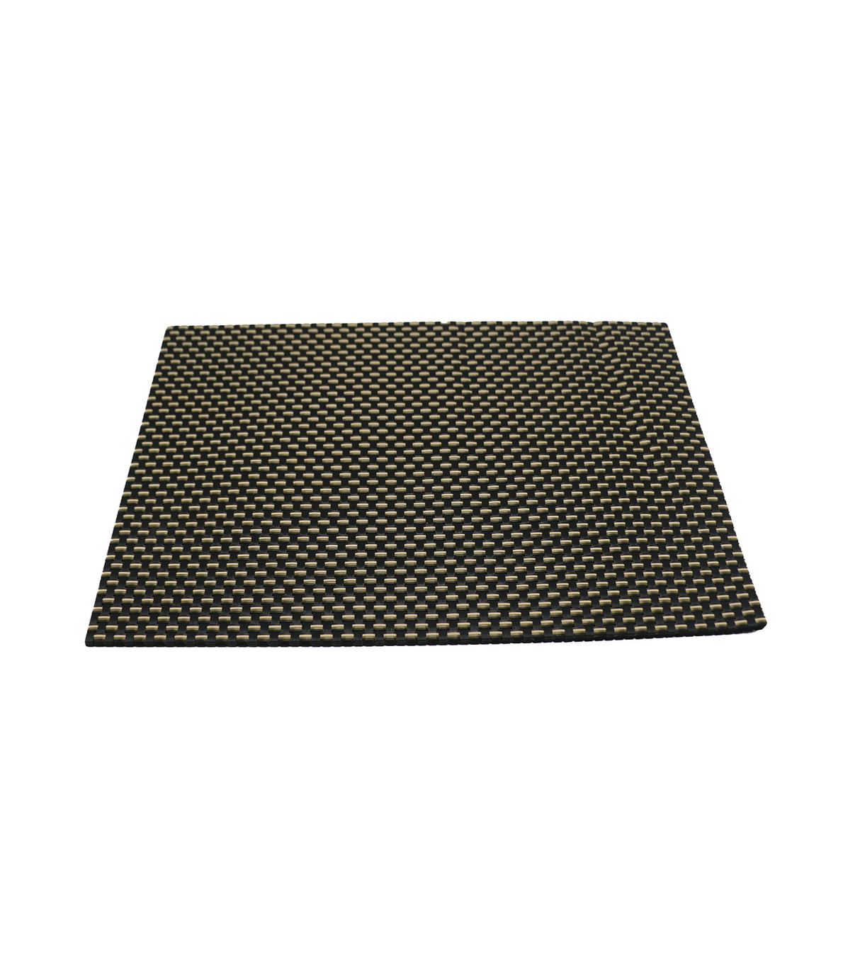 pvc table mat 1pc 45x12cm black & golden shade china d038