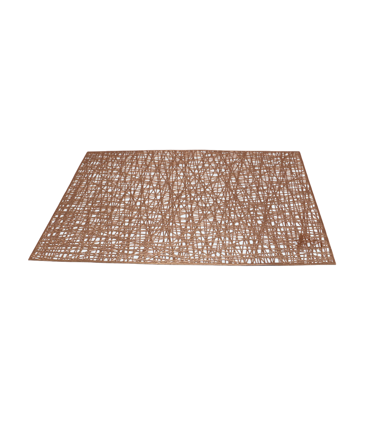 table mat copper rect 1pc china d044