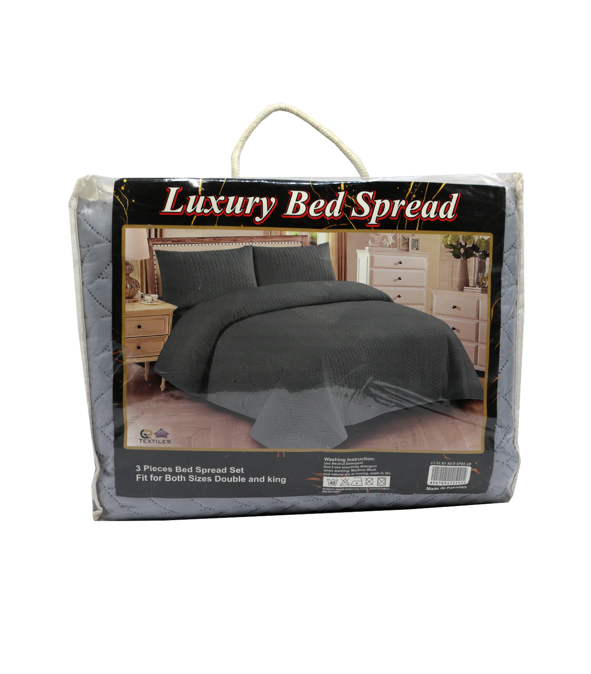 bed sheet 3pc luxury plain grey