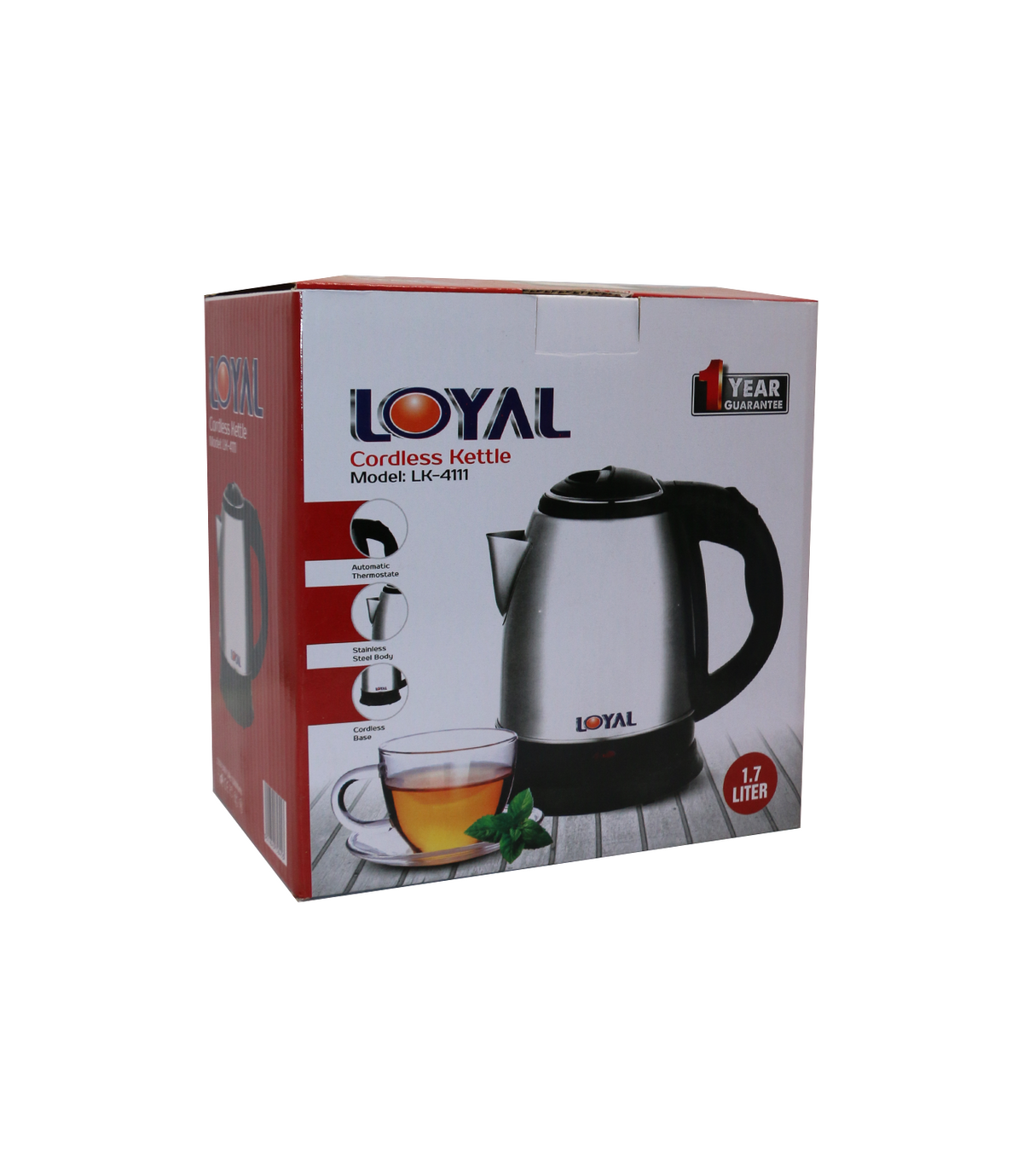 westpoint loyal kettle lk-4111 1.7l