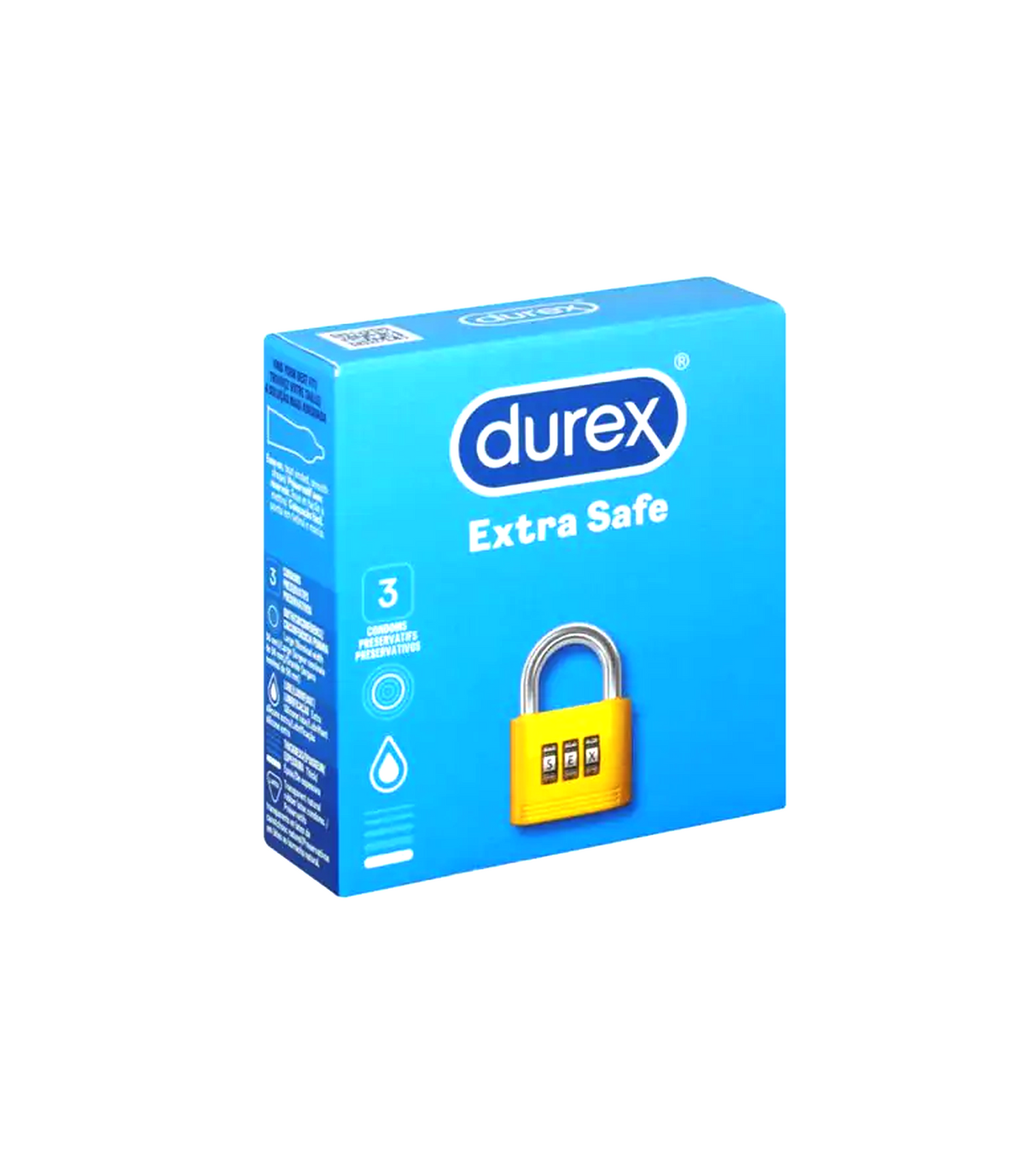 durex condom extra safe 3p 1s reckitt