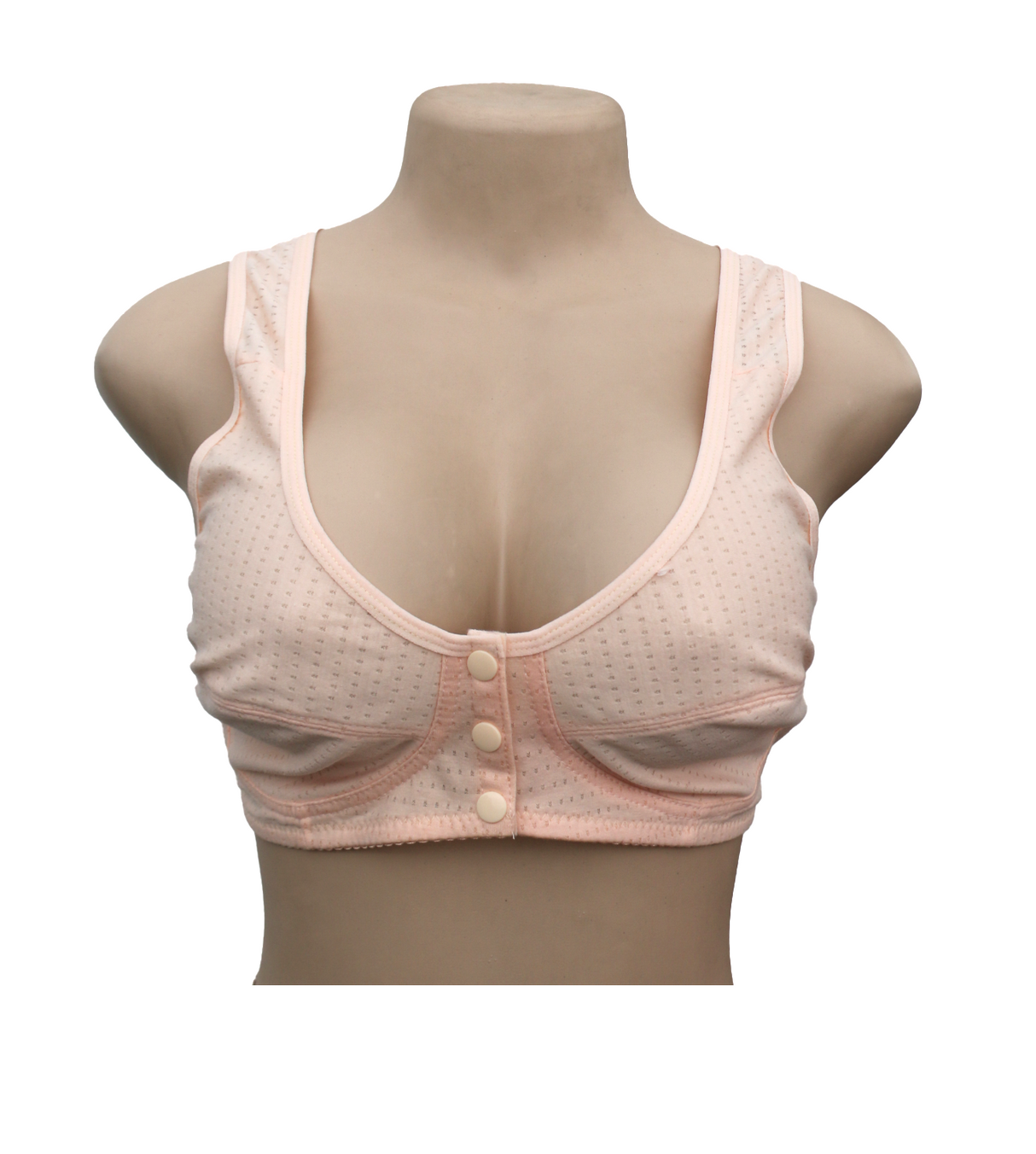 bra feeding cotton front button skin