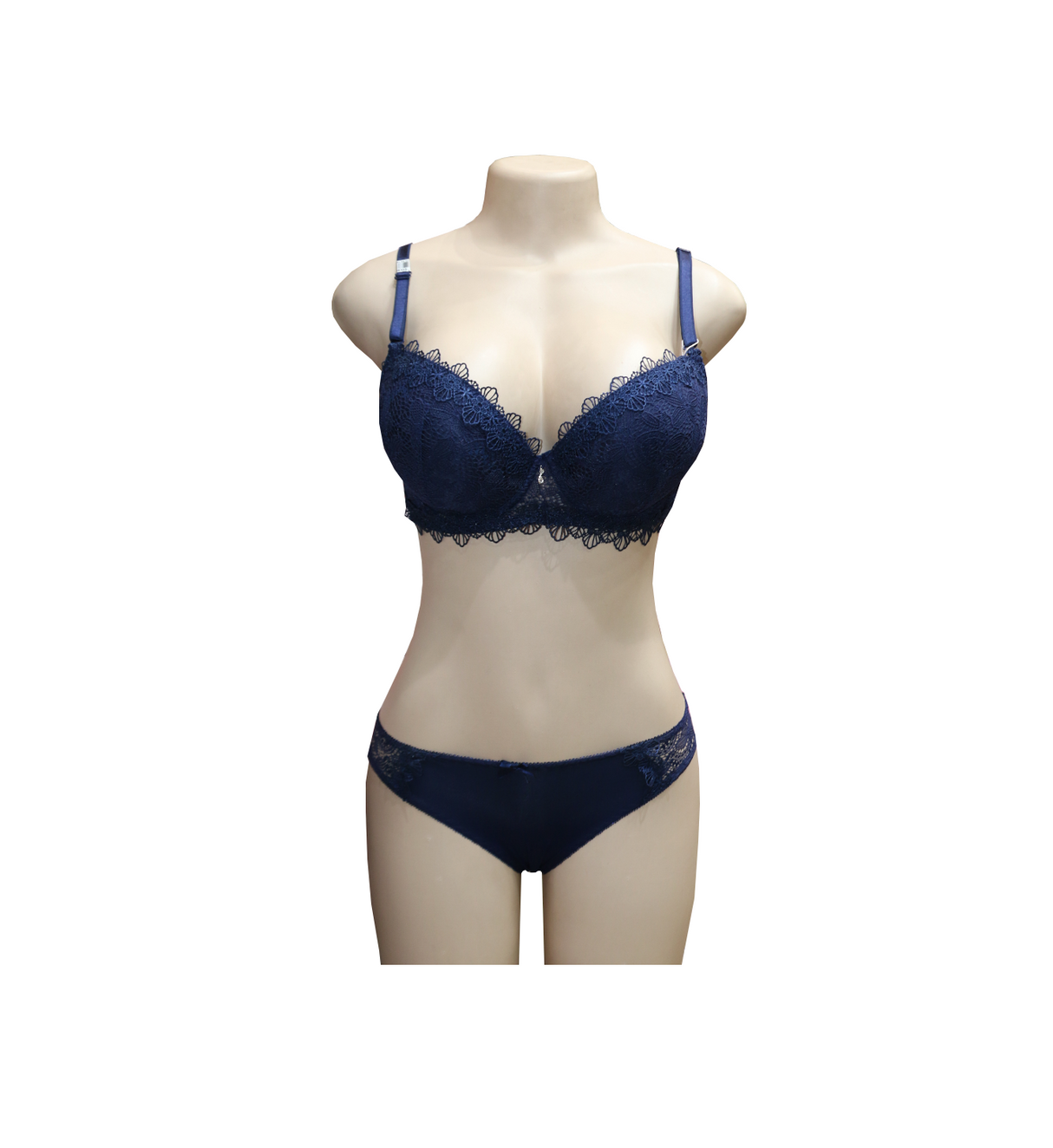 bra set navy blue 61002